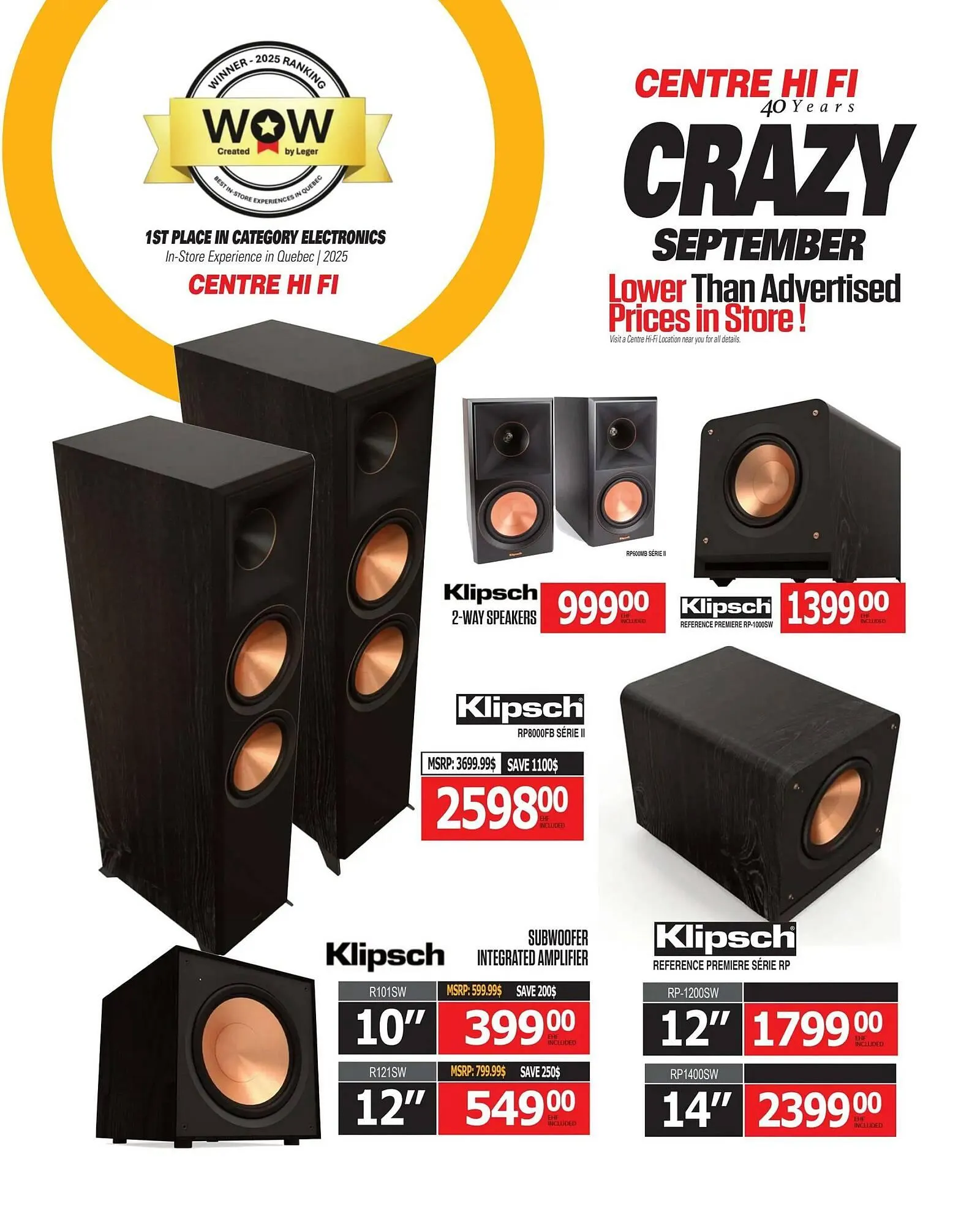 Centre Hi-Fi flyer from September 26 to October 2 2025 - flyer page 52