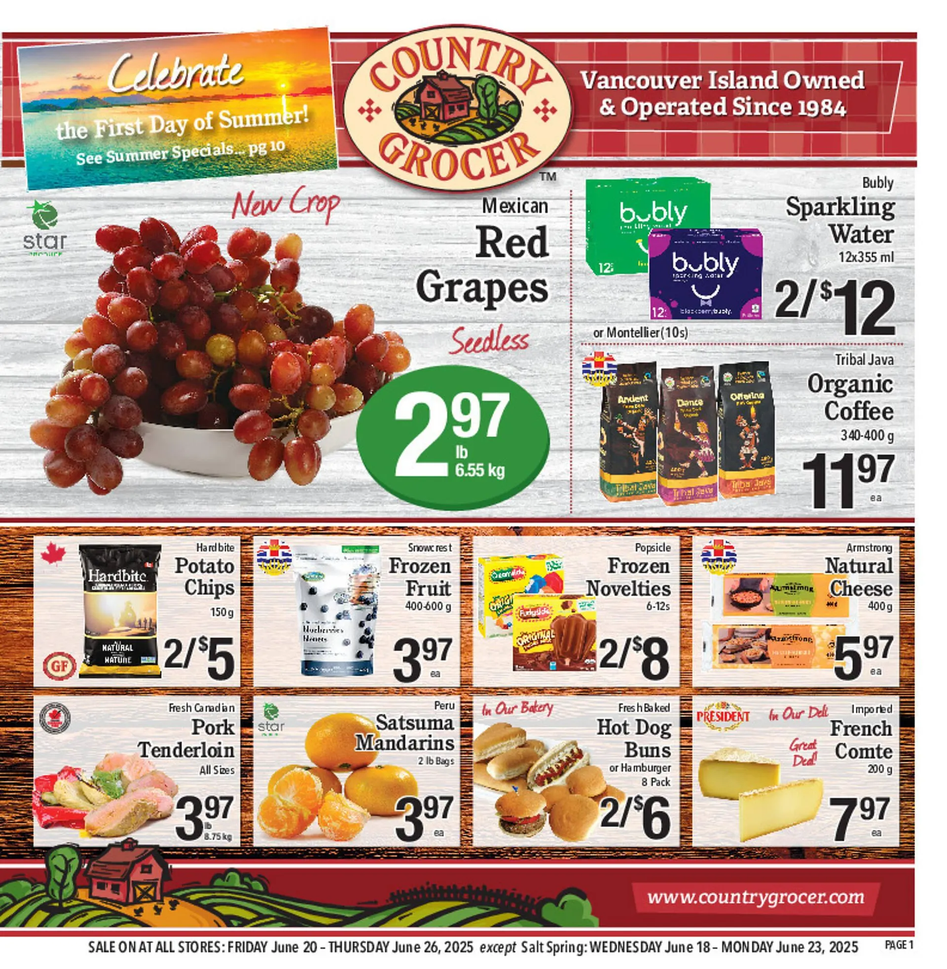 Country Grocer flyer - 1