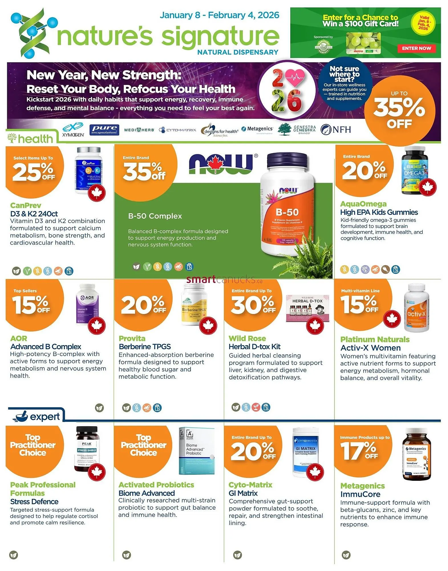 Metro flyer from January 8 to February 4 2026 - flyer page 1