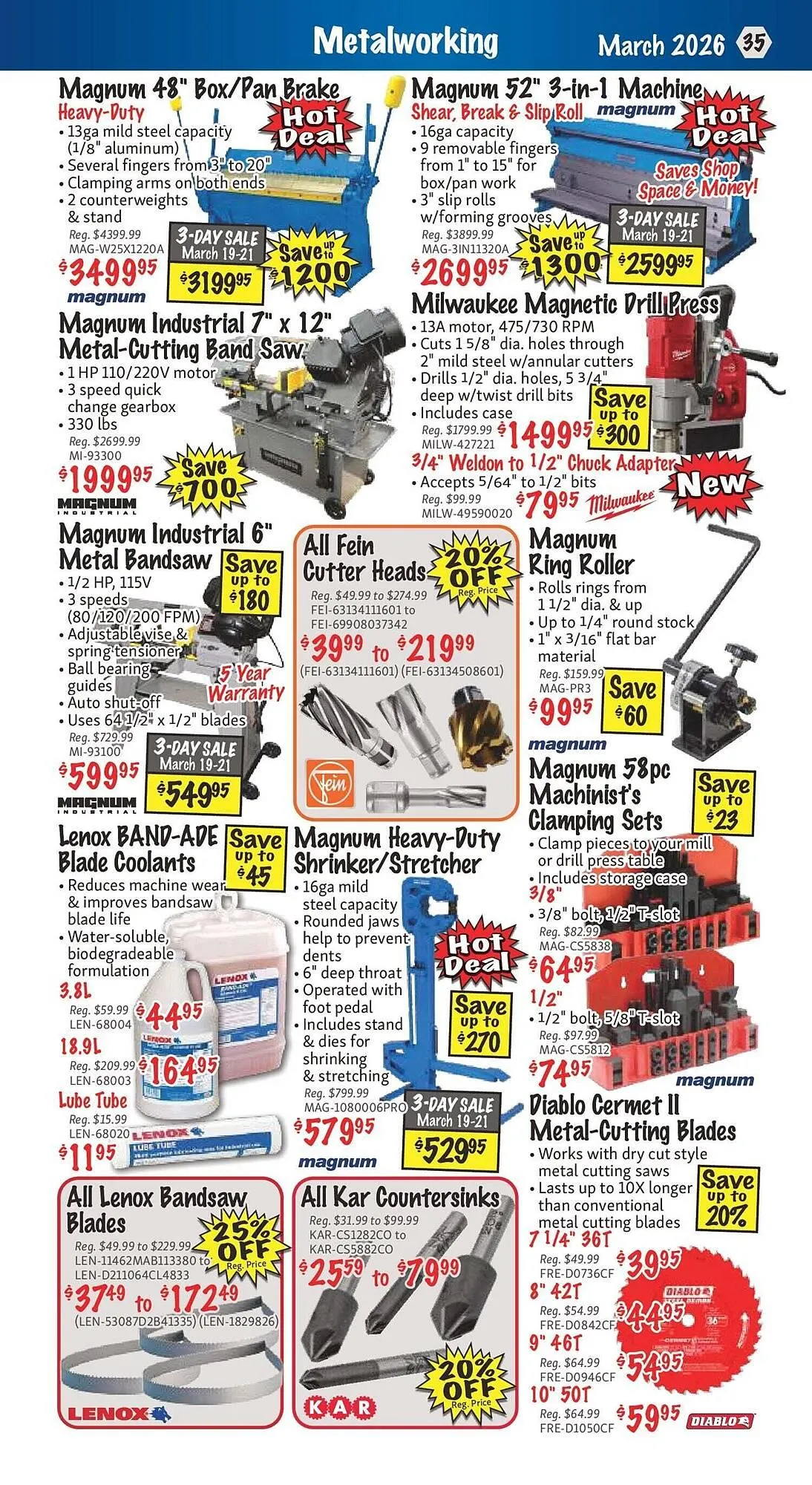 KMS Tools flyer from March 2 to March 16 2026 - flyer page 35