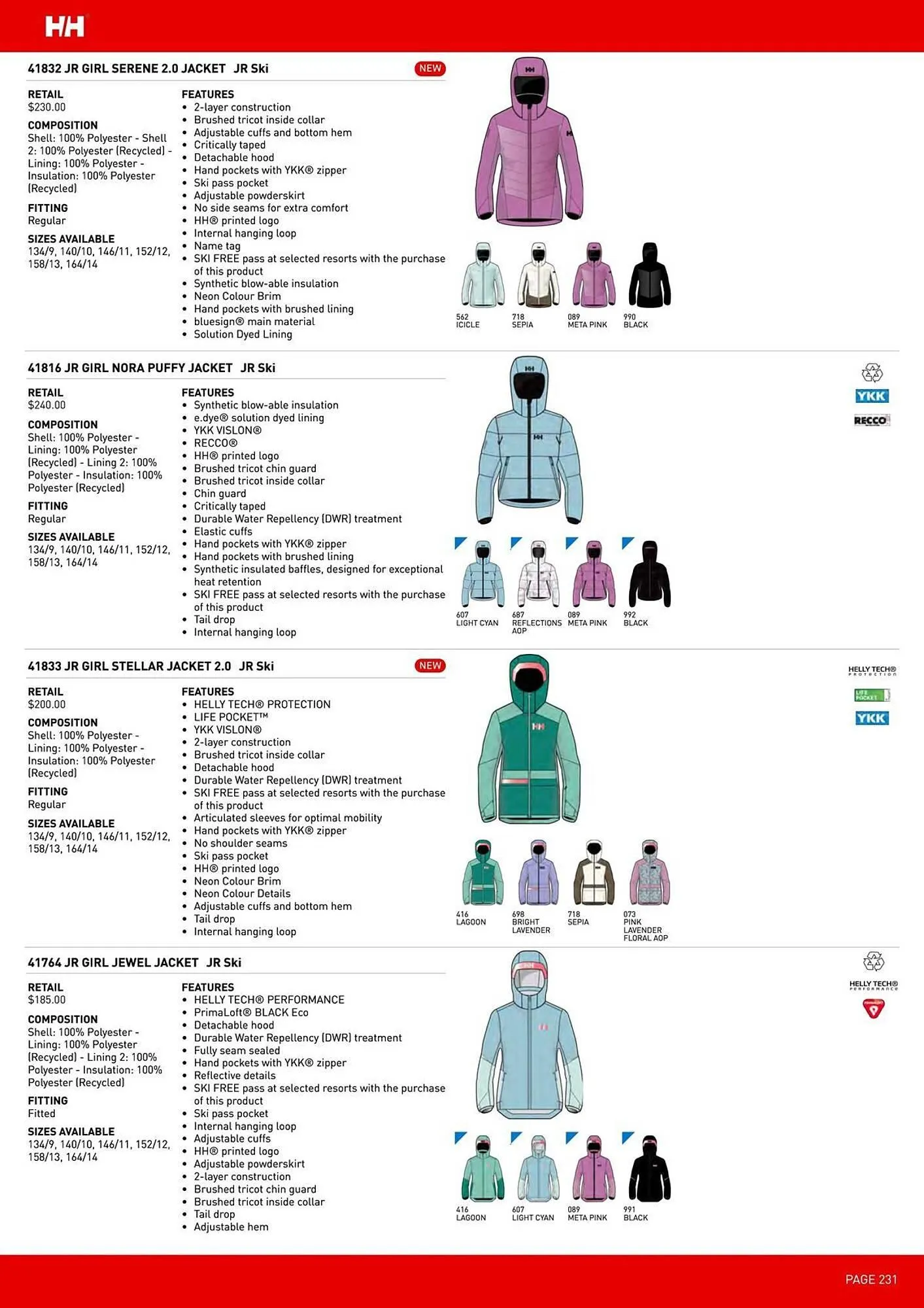 Helly Hansen flyer from September 11 to February 28 2026 - flyer page 231