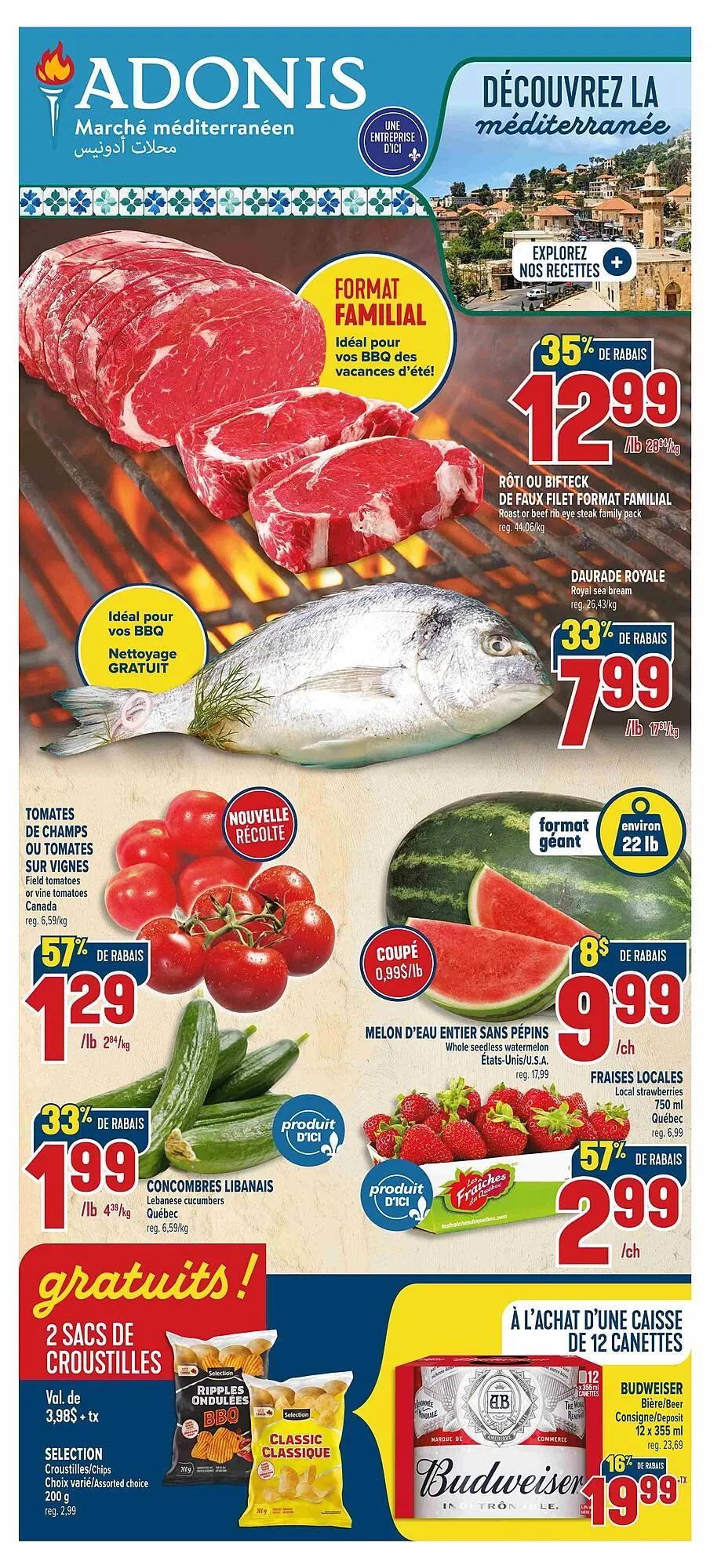 Marché Adonis flyer - 1