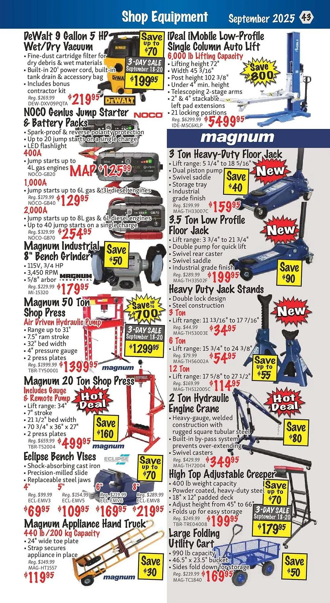 KMS Tools flyer from September 1 to September 15 2025 - flyer page 43