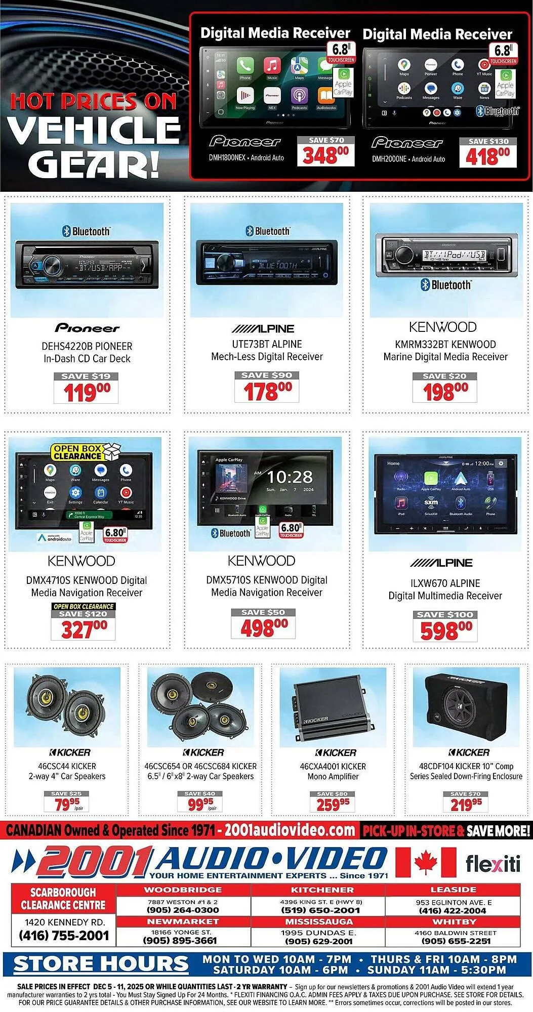 2001 Audio Video flyer from December 5 to December 25 2025 - flyer page 15