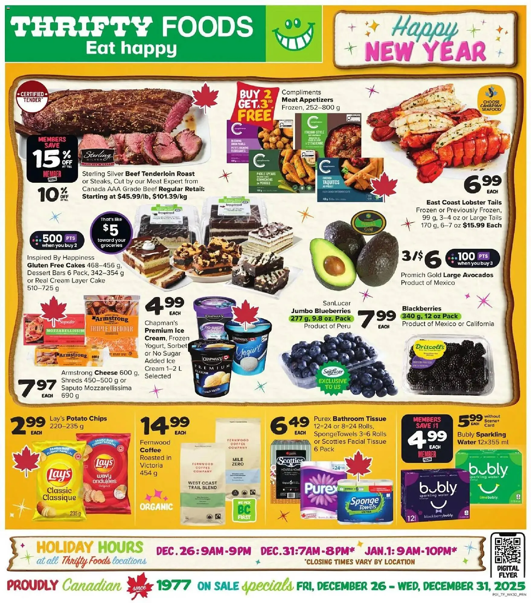 Thrifty Foods flyer from December 26 to January 1 2026 - flyer page 3