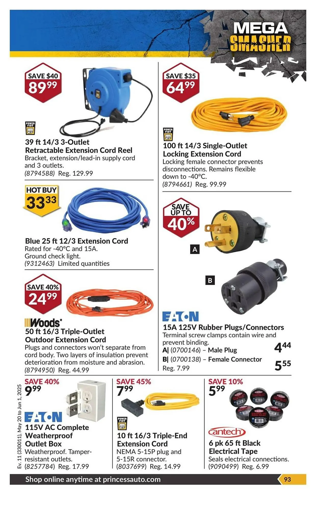 Princess Auto flyer from May 20 to June 1 2025 - flyer page 100