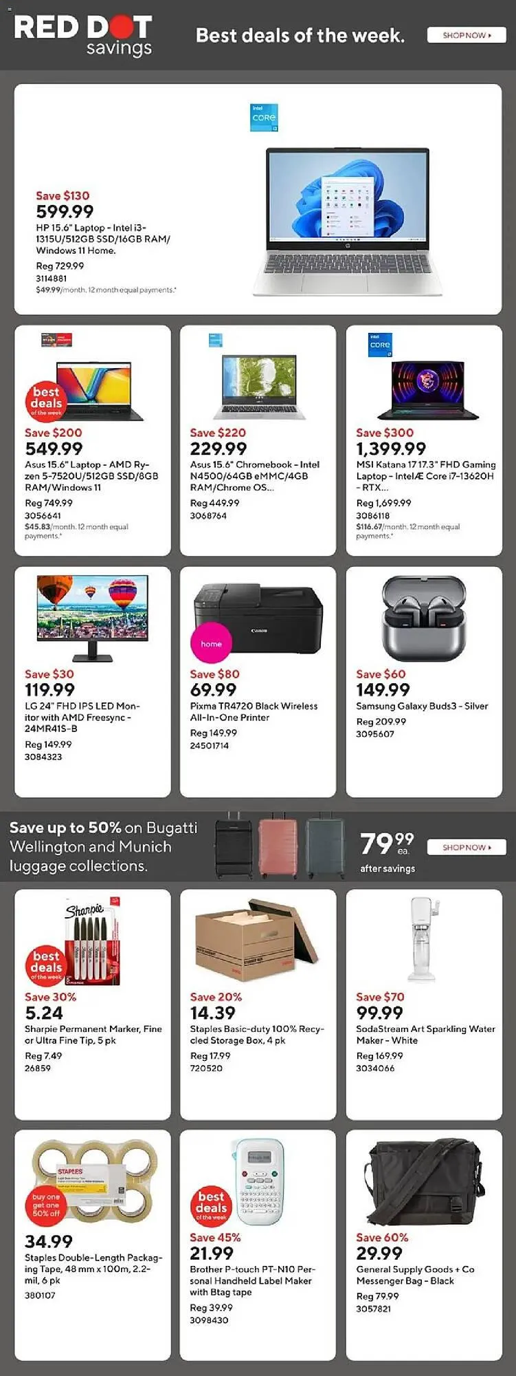 Staples flyer from April 9 to April 15 2025 - flyer page 2