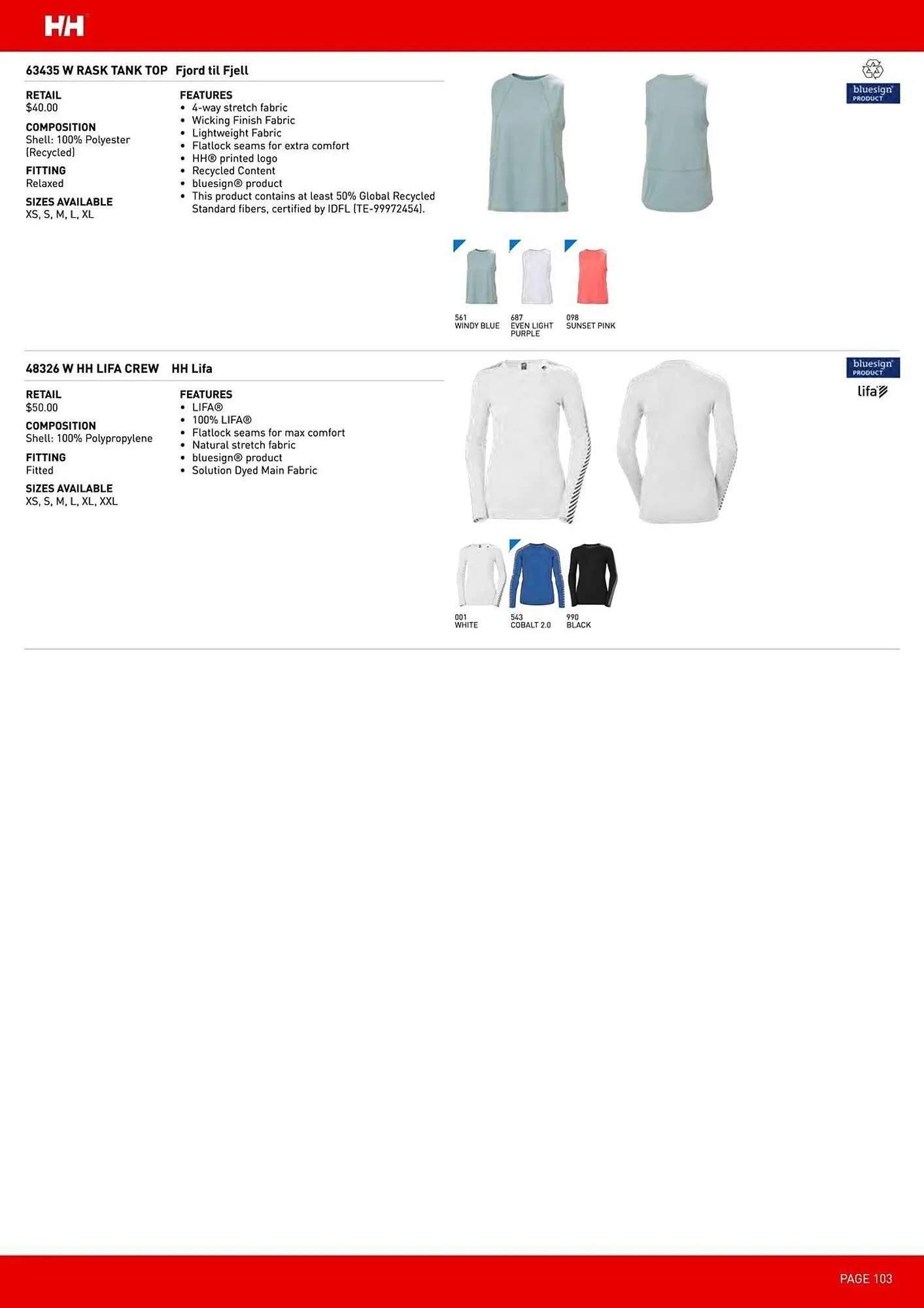 Helly Hansen flyer from March 12 to May 31 2026 - flyer page 103