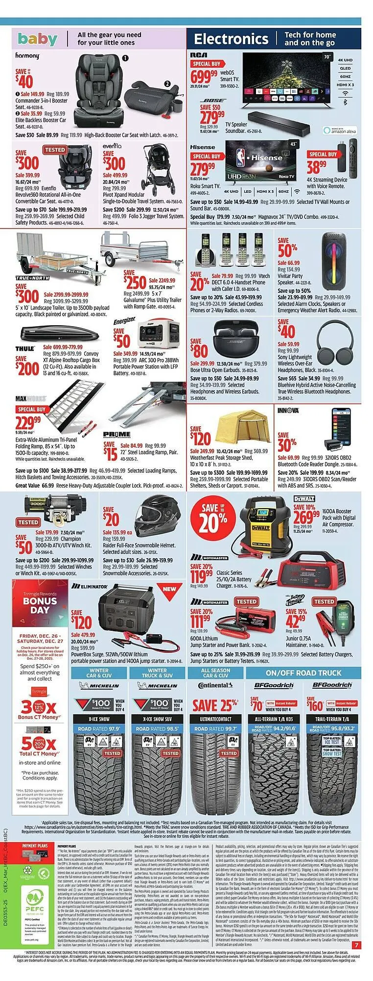 Canadian Tire flyer from December 25 to January 1 2026 - flyer page 10