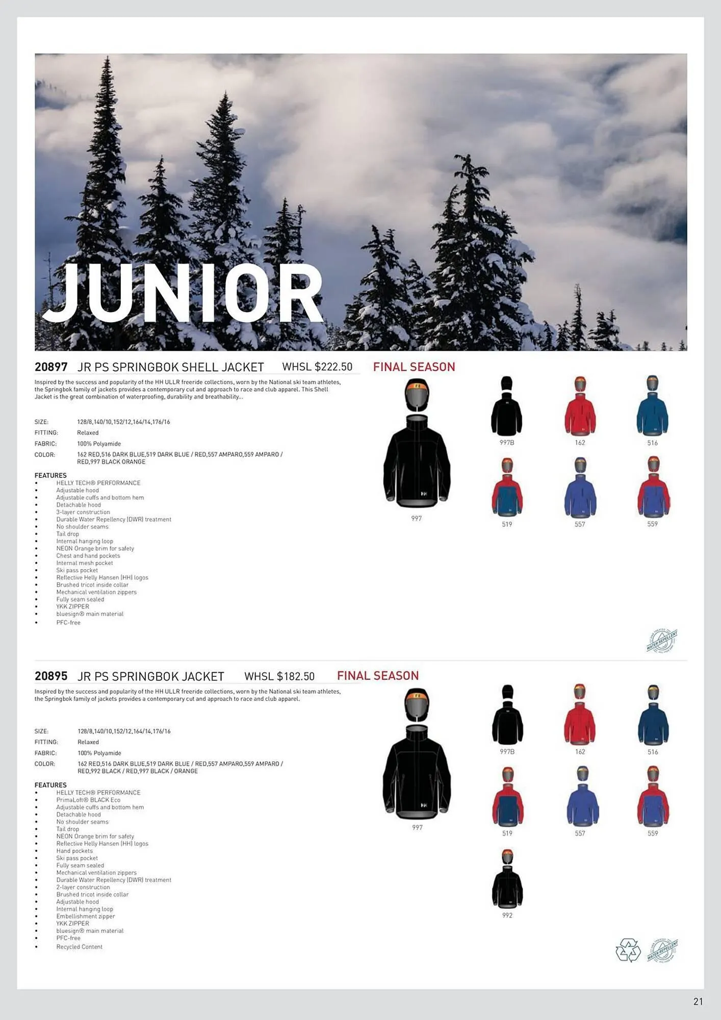 Helly Hansen flyer from September 11 to February 28 2026 - flyer page 21