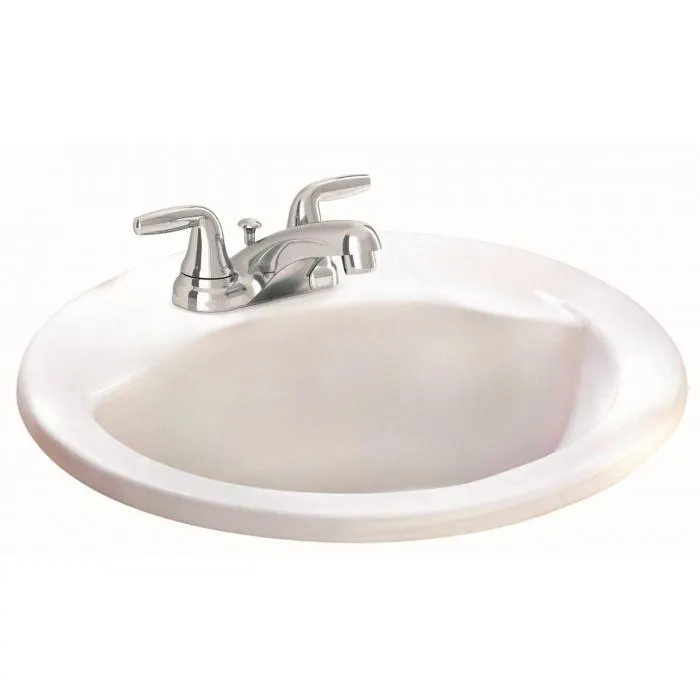 American Standard Ravenna Drop in 4" Center Bathroom Sink White 21.68"x18.68"x9.12"