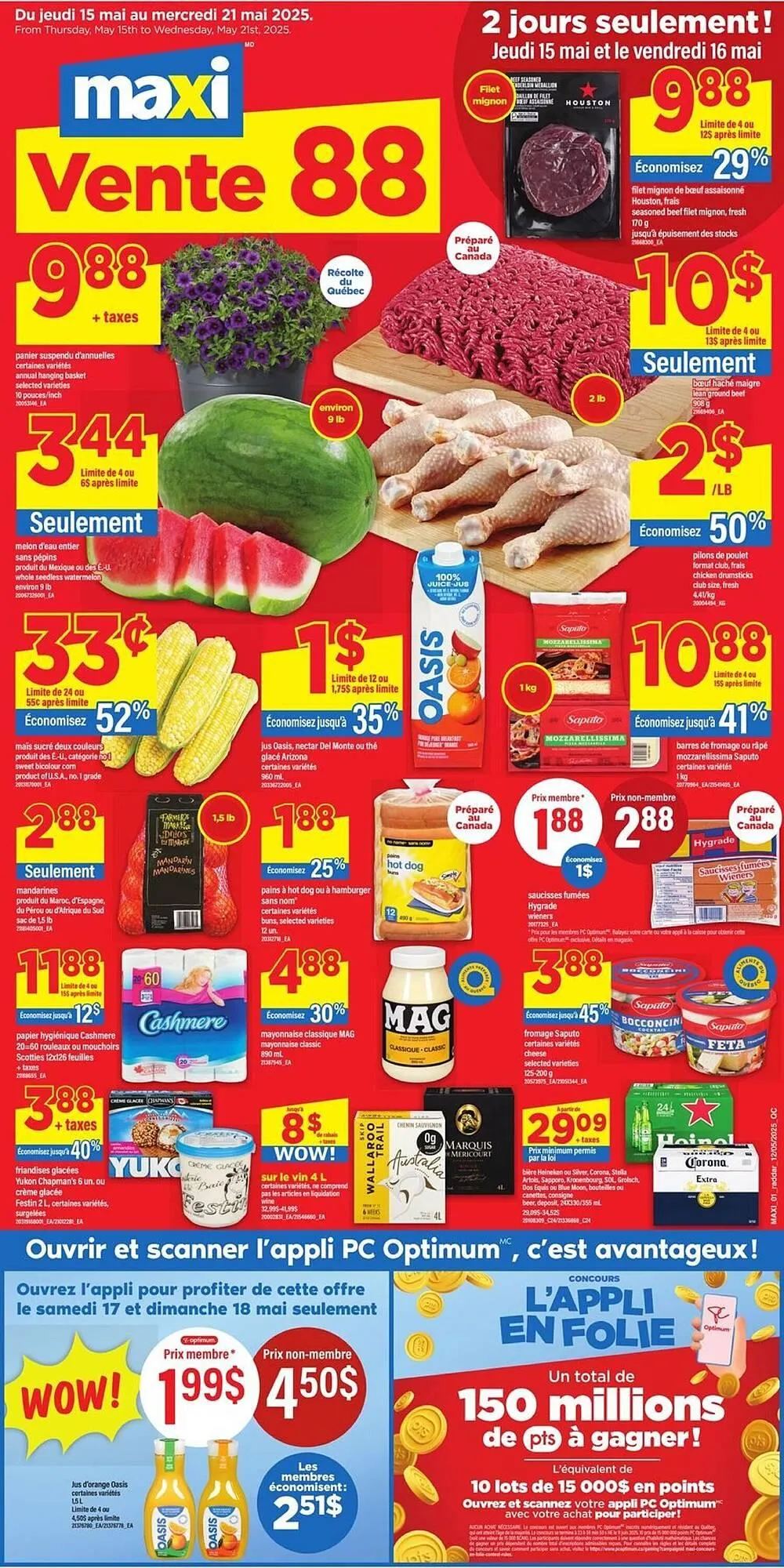 Maxi flyer from May 14 to May 21 2025 - flyer page 1