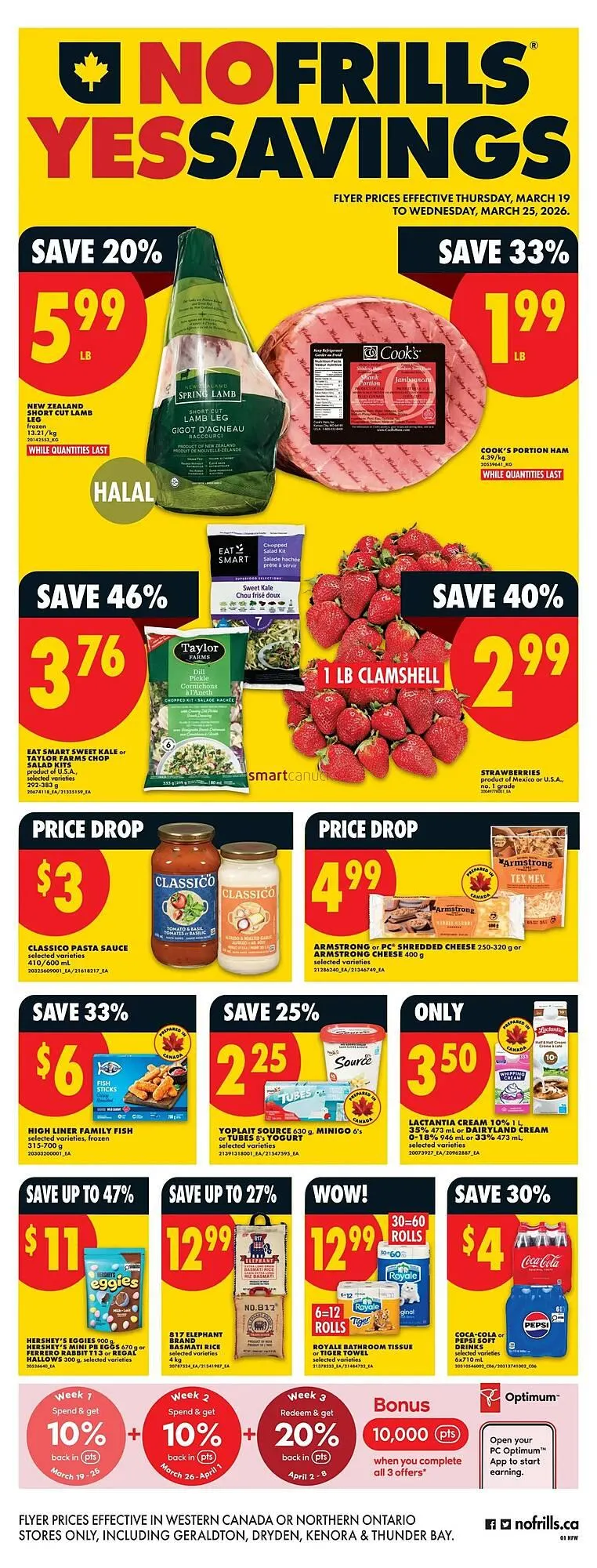No Frills flyer from March 19 to March 25 2026 - flyer page 1