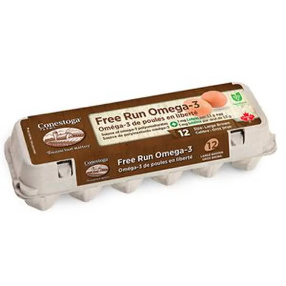 Conestoga Eggs Large Omega Brown Free 12 Pack