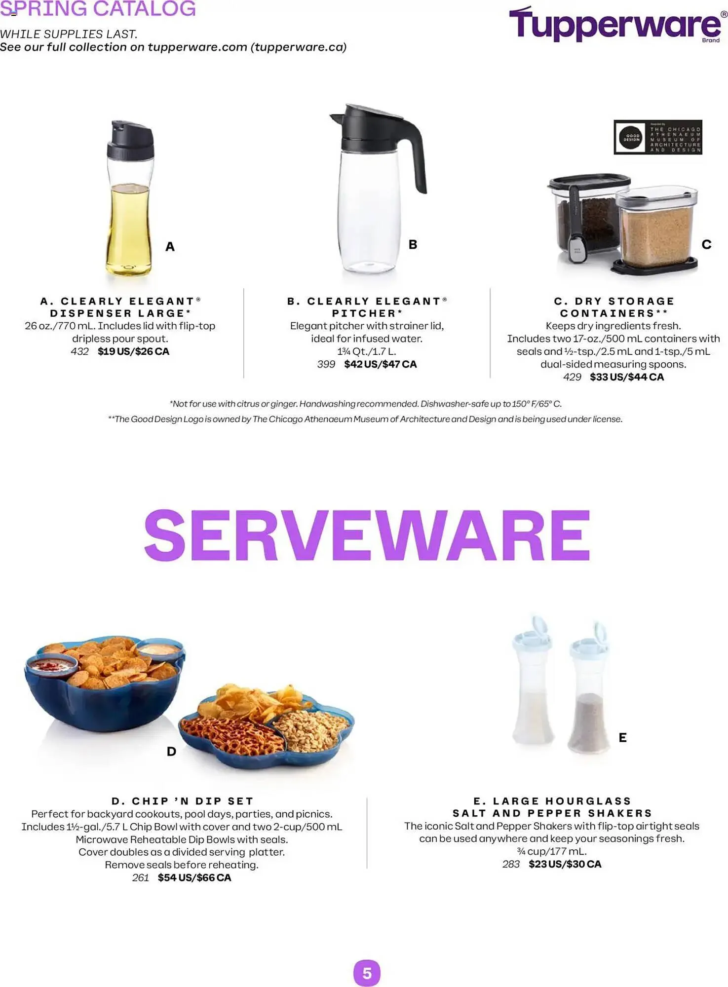 Tupperware flyer from April 1 to June 30 2025 - flyer page 5