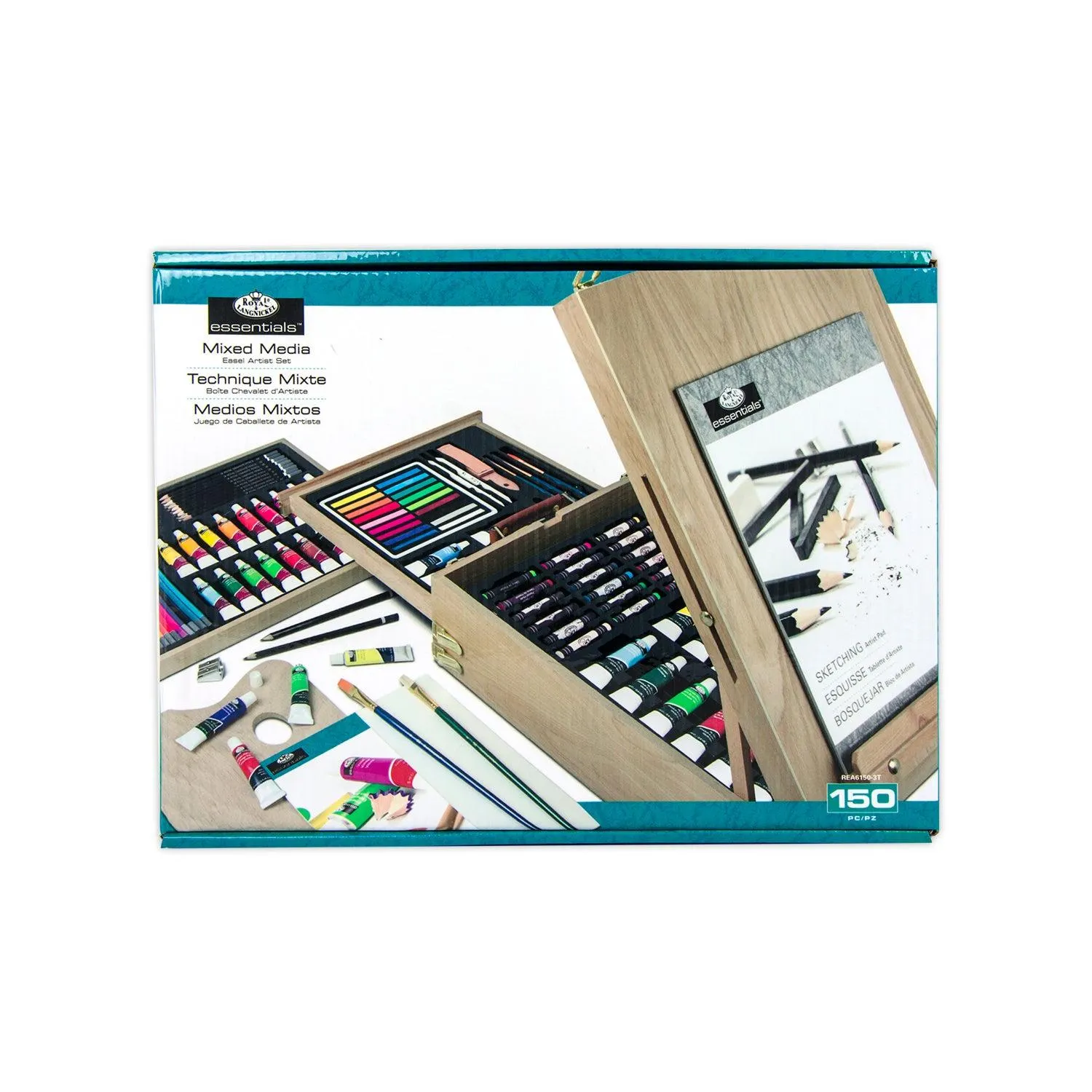 Mixed Media Artist Set with Easel – 150 pcs