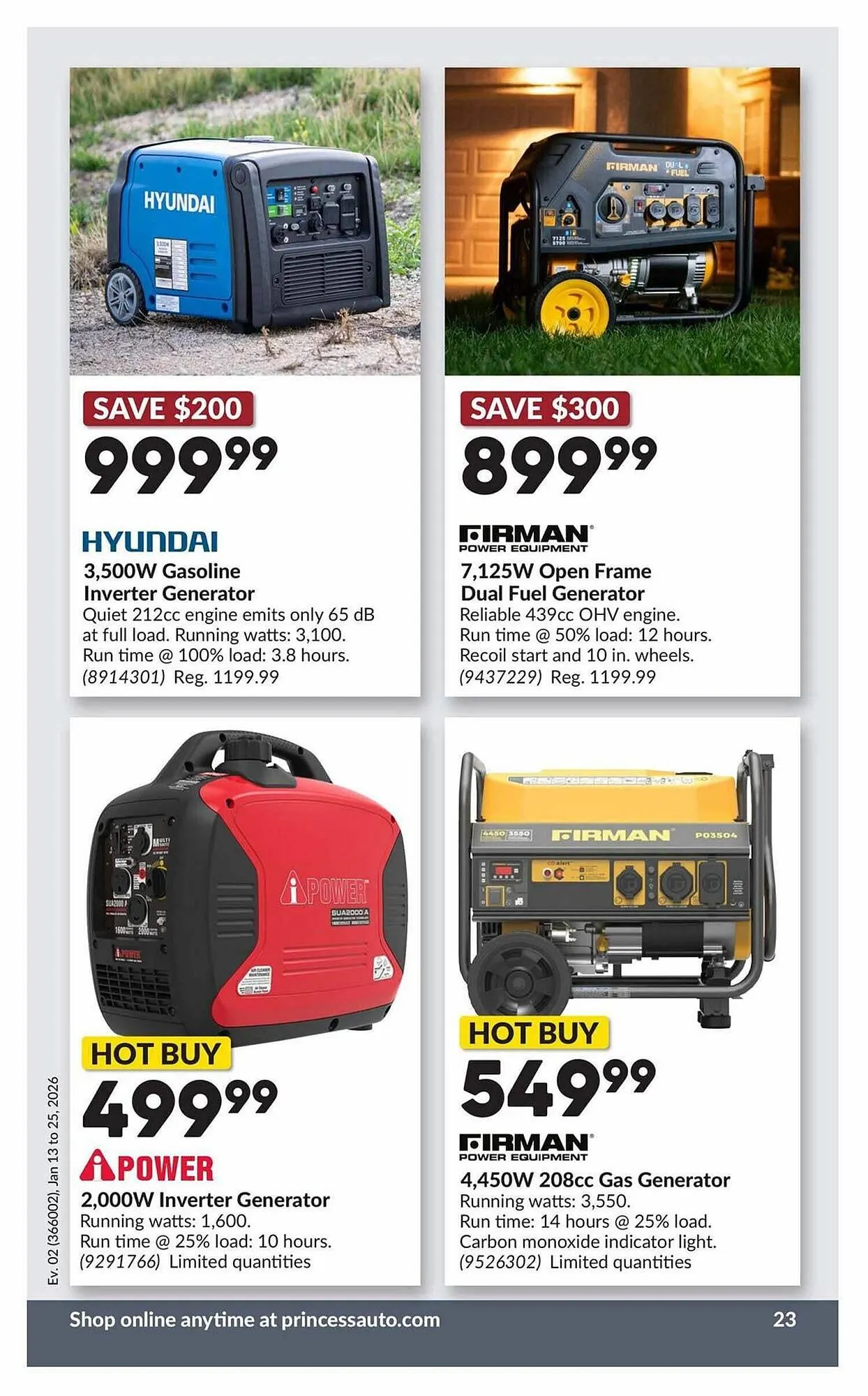 Princess Auto flyer from January 13 to January 26 2026 - flyer page 28