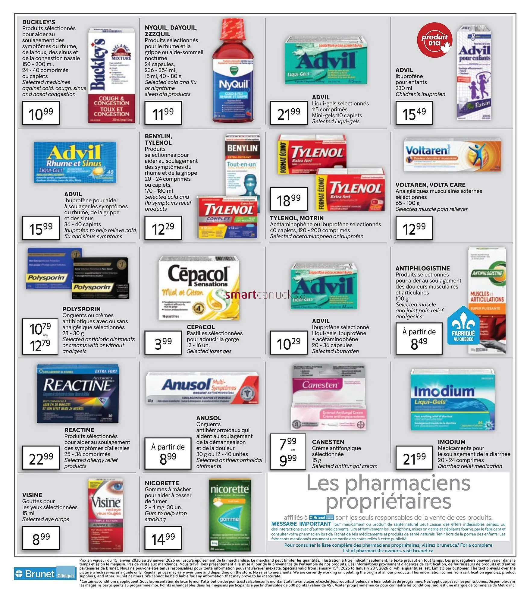 Brunet flyer from January 15 to January 28 2026 - flyer page 4