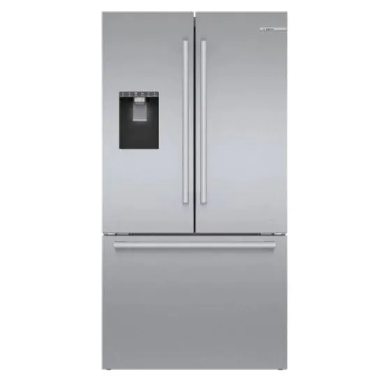 Bosch 500 Series B36FD50SNS French Door Refrigerator, 36 inch Width, ENERGY STAR Certified, 26.0 cu. ft. Capacity, Stainless Steel colour VitaFresh Plus, Home Connect, QuickIce Pro