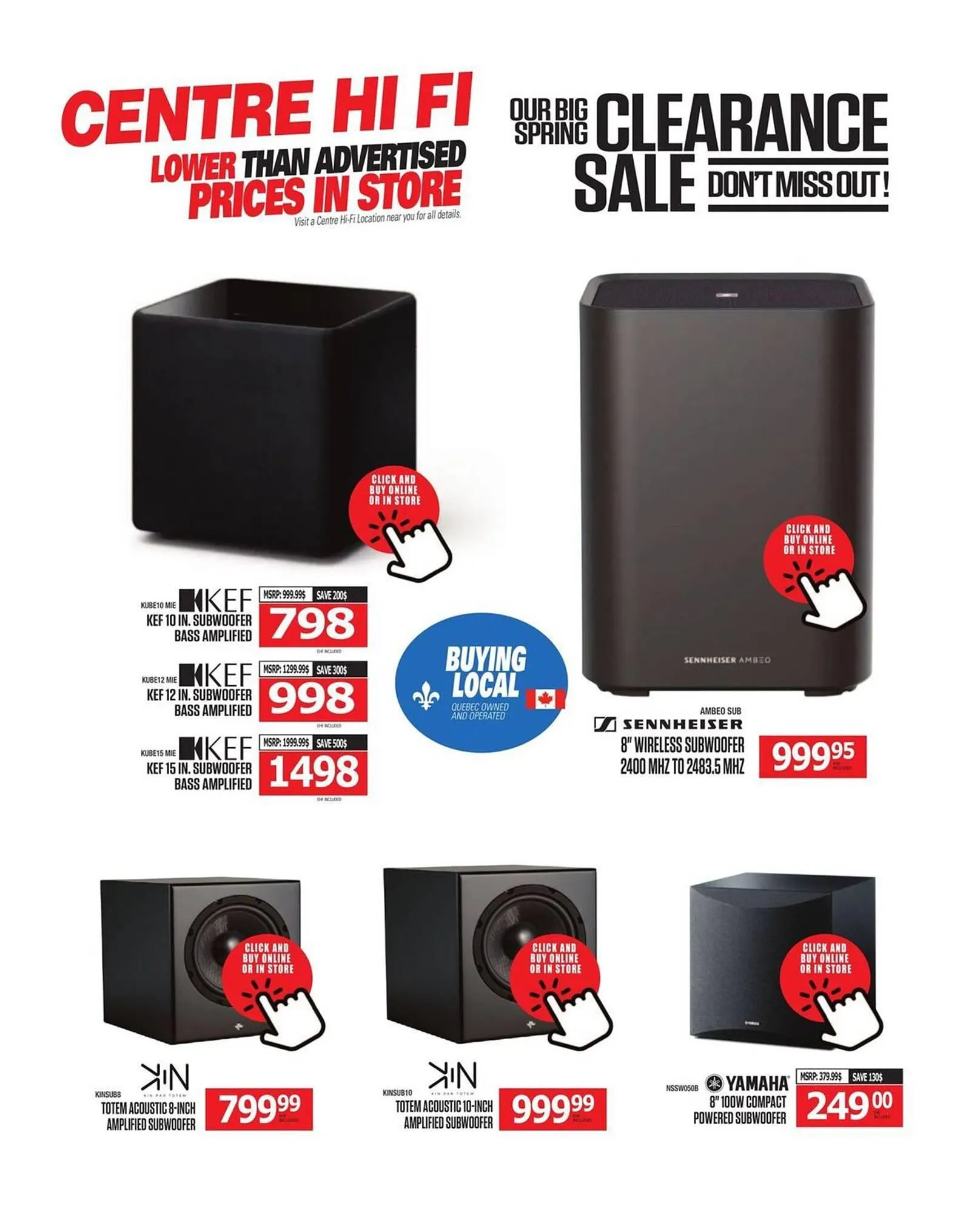Centre Hi-Fi flyer from April 4 to April 10 2025 - flyer page 58