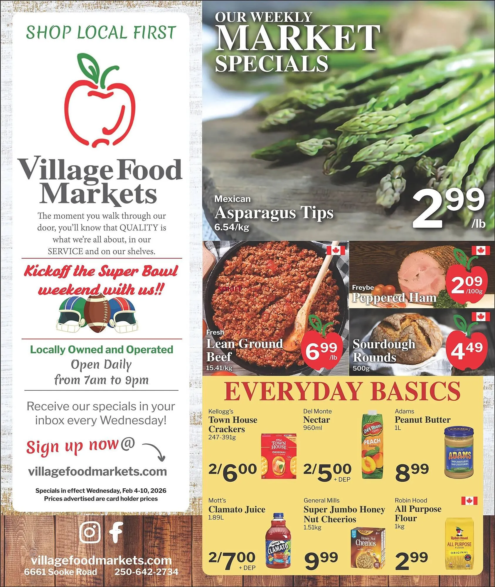 Village Food Markets flyer from February 4 to February 10 2026 - flyer page 1