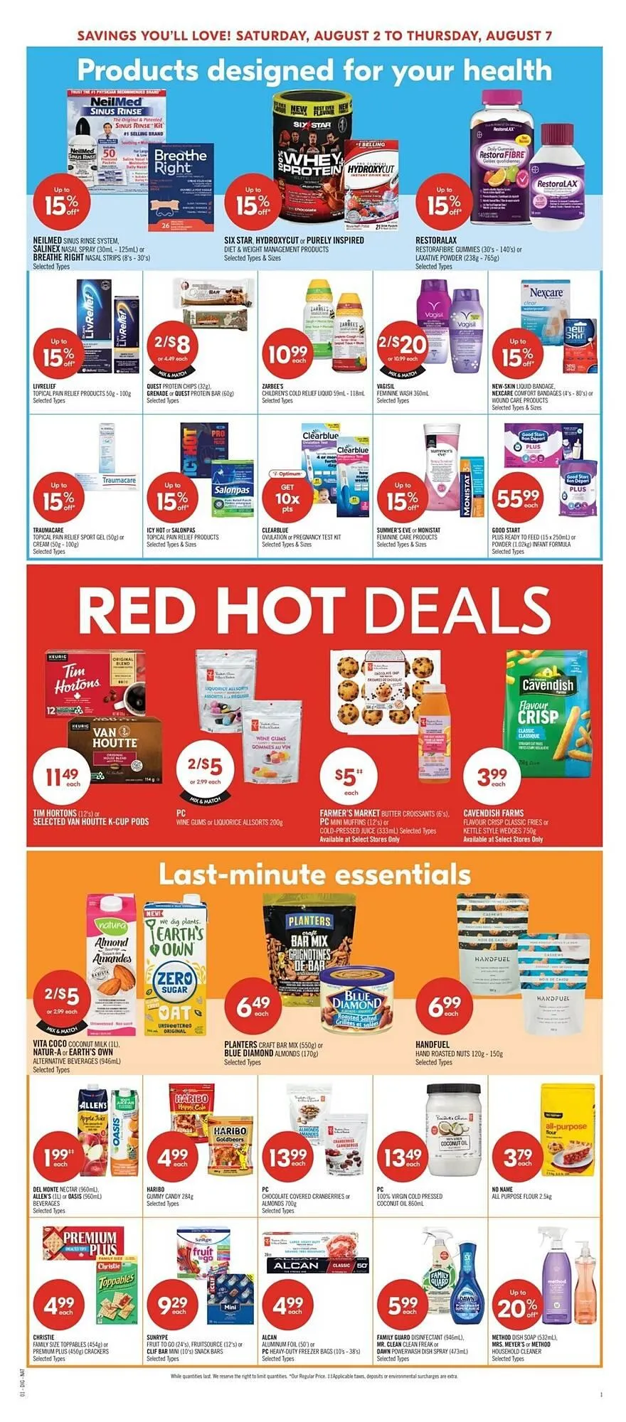 Shoppers Drug Mart flyer from August 1 to August 7 2025 - flyer page 14