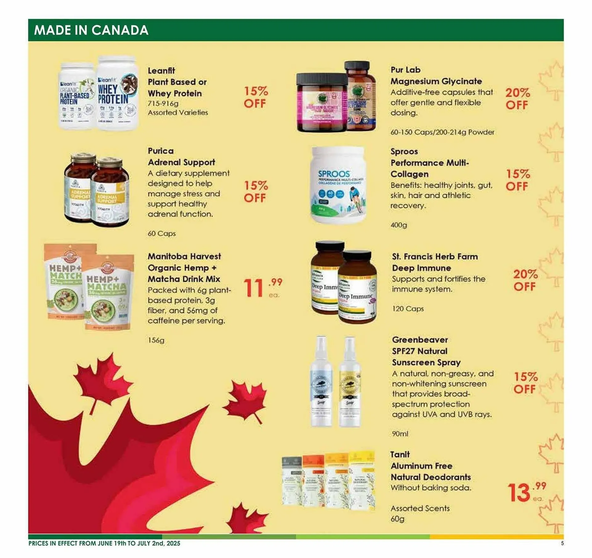 Nature's Emporium flyer from June 20 to June 27 2025 - flyer page 5