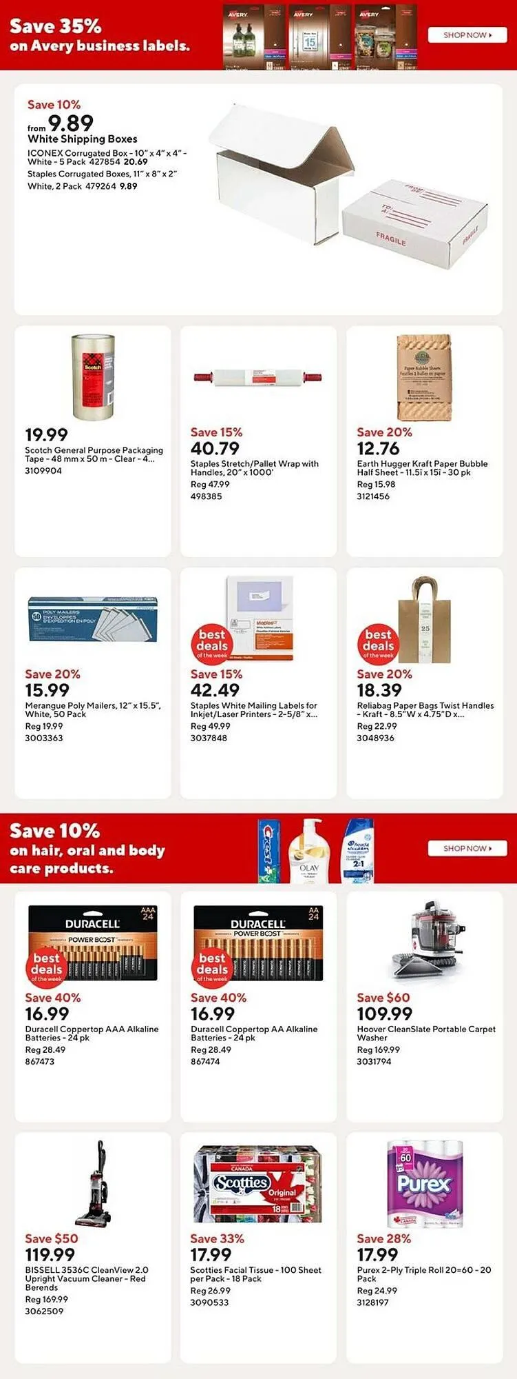 Staples flyer from October 31 to November 13 2025 - flyer page 15