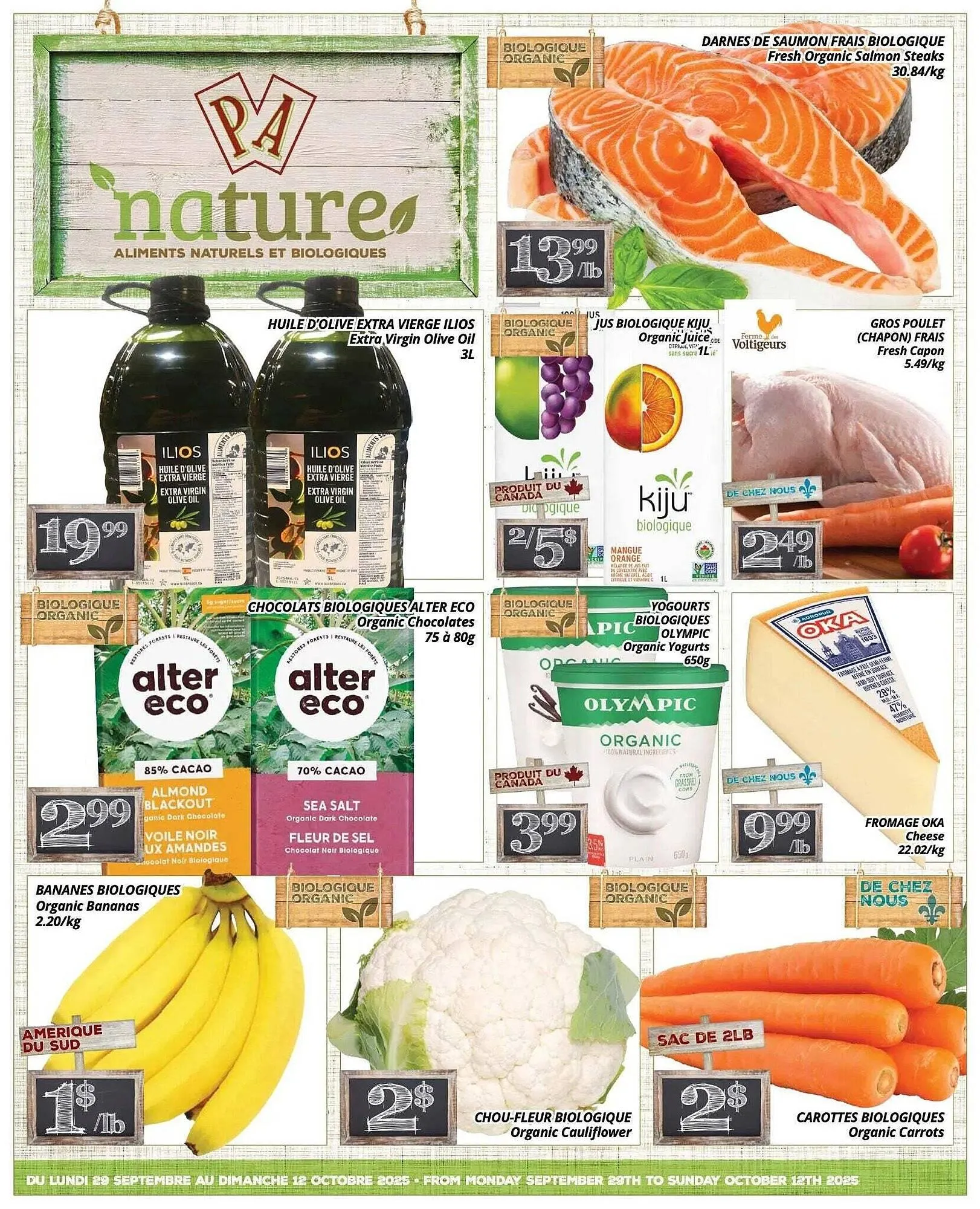 Supermarché PA flyer from September 26 to October 12 2025 - flyer page 1