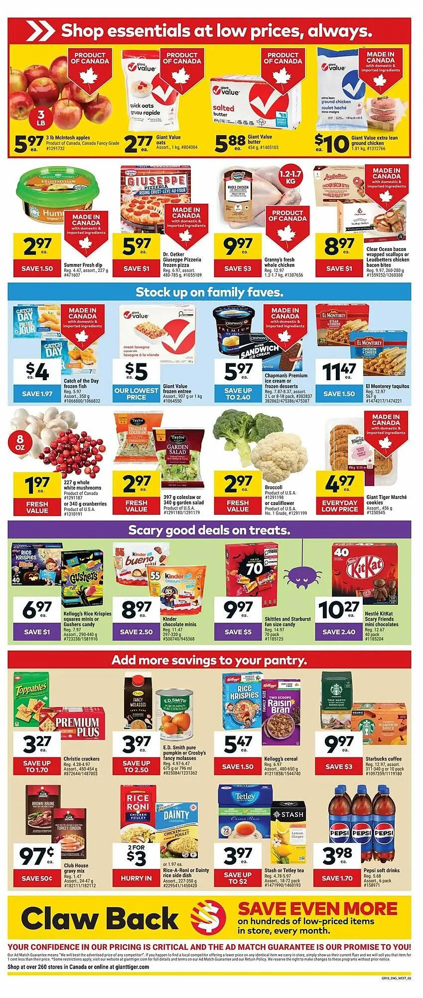 Giant Tiger flyer from October 7 to October 9 2025 - flyer page 2