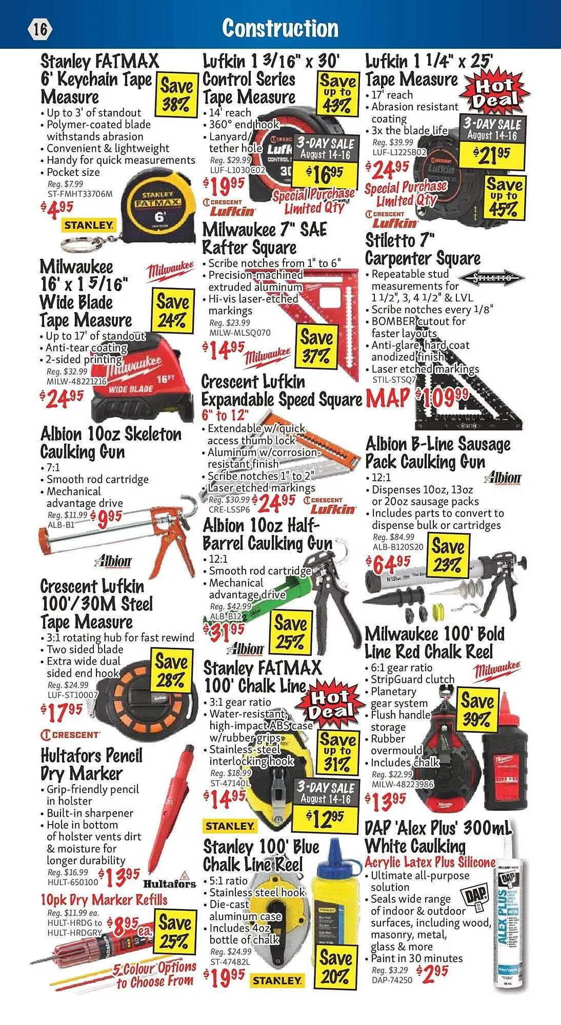 KMS Tools flyer from August 1 to August 8 2025 - flyer page 16