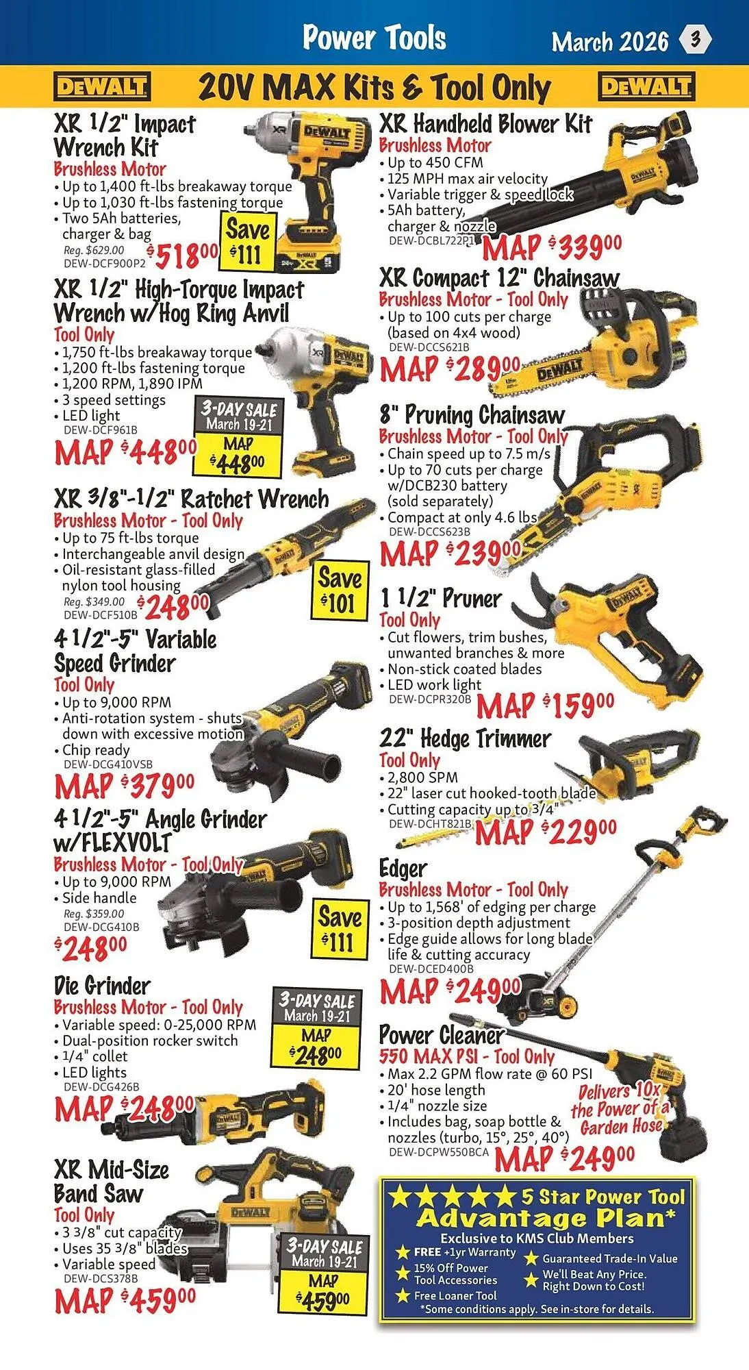 KMS Tools flyer from March 2 to March 16 2026 - flyer page 3