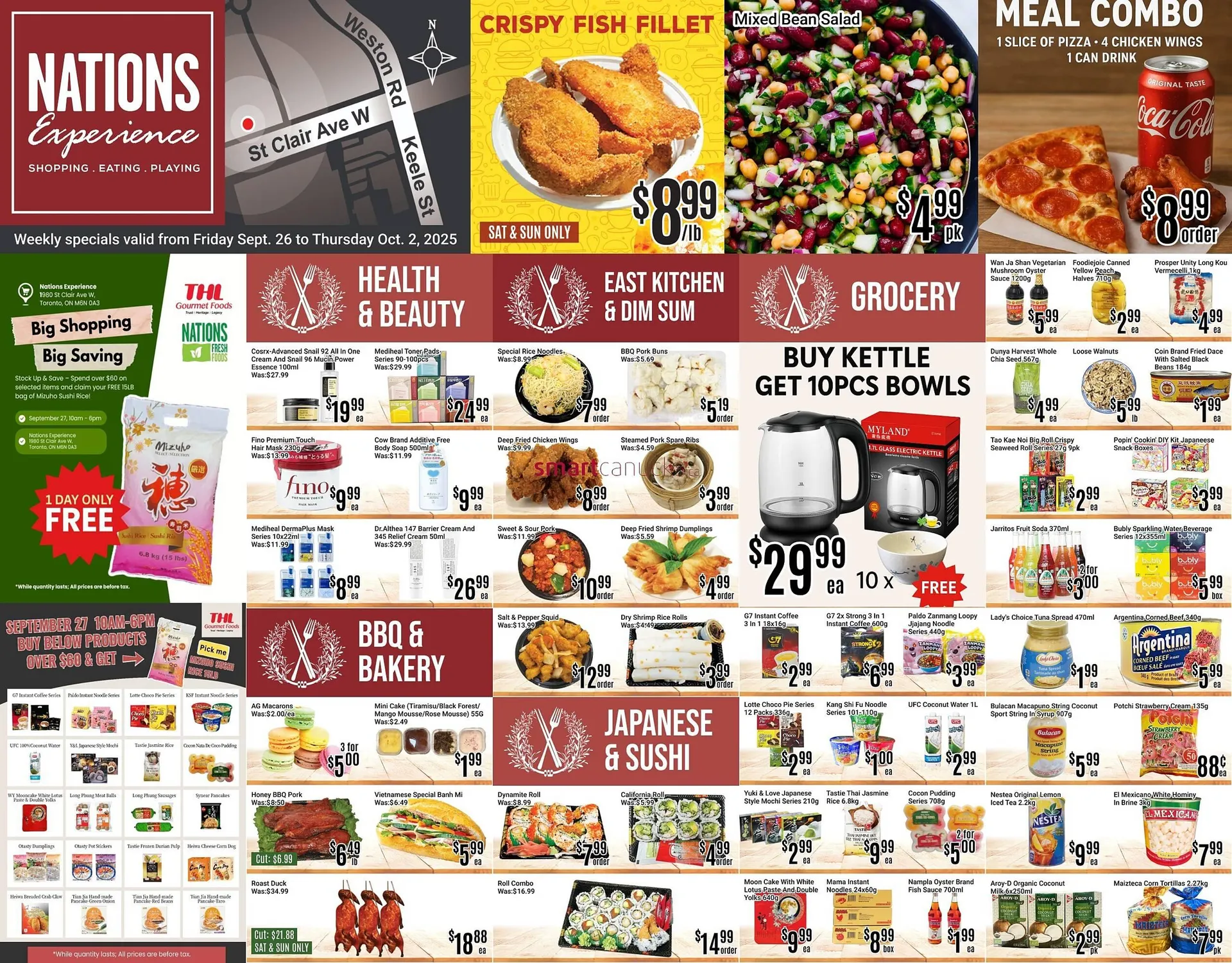 Nations Fresh Foods flyer from September 26 to October 2 2025 - flyer page 1
