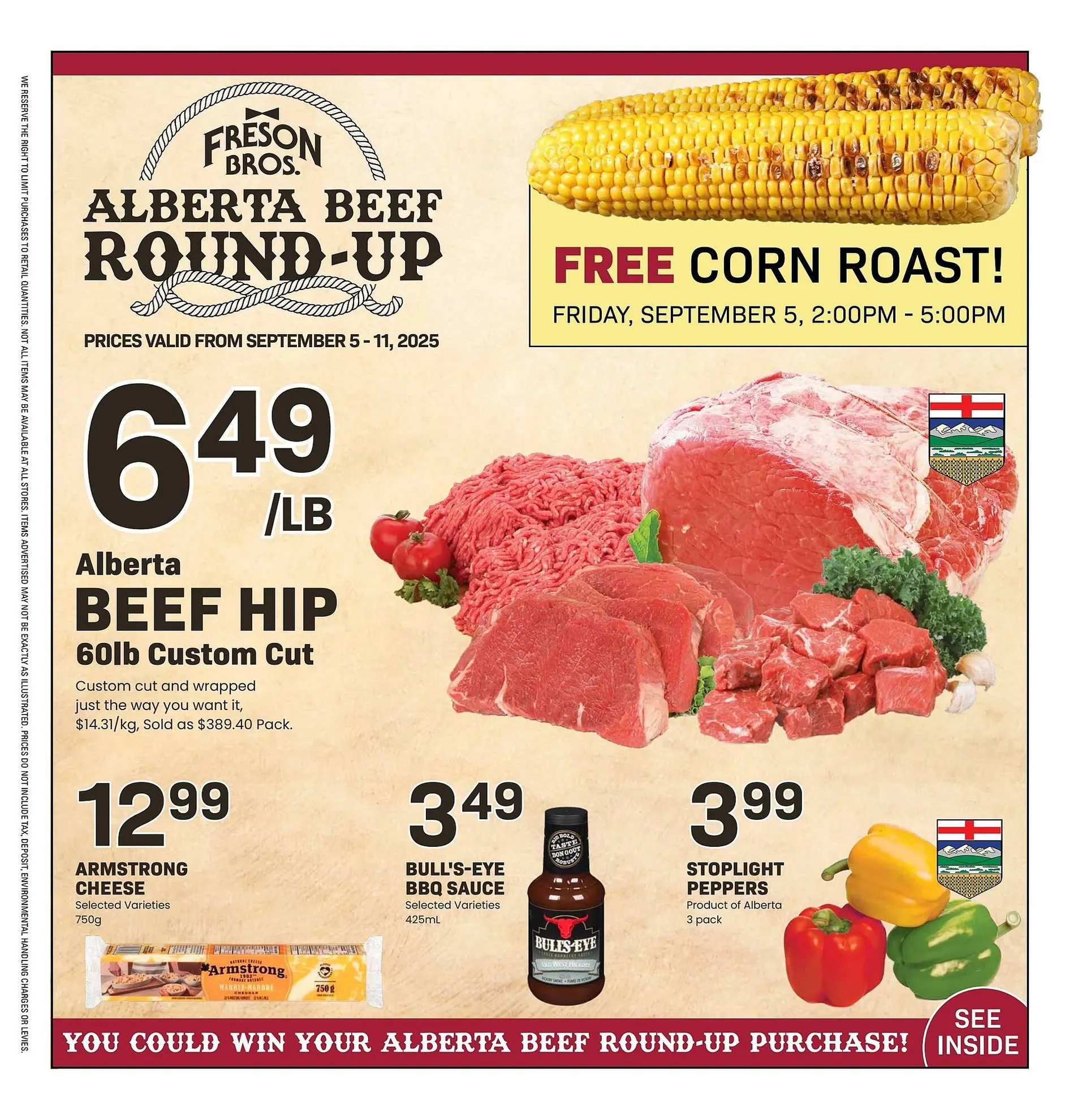 Freson Bros flyer from September 5 to September 11 2025 - flyer page 1