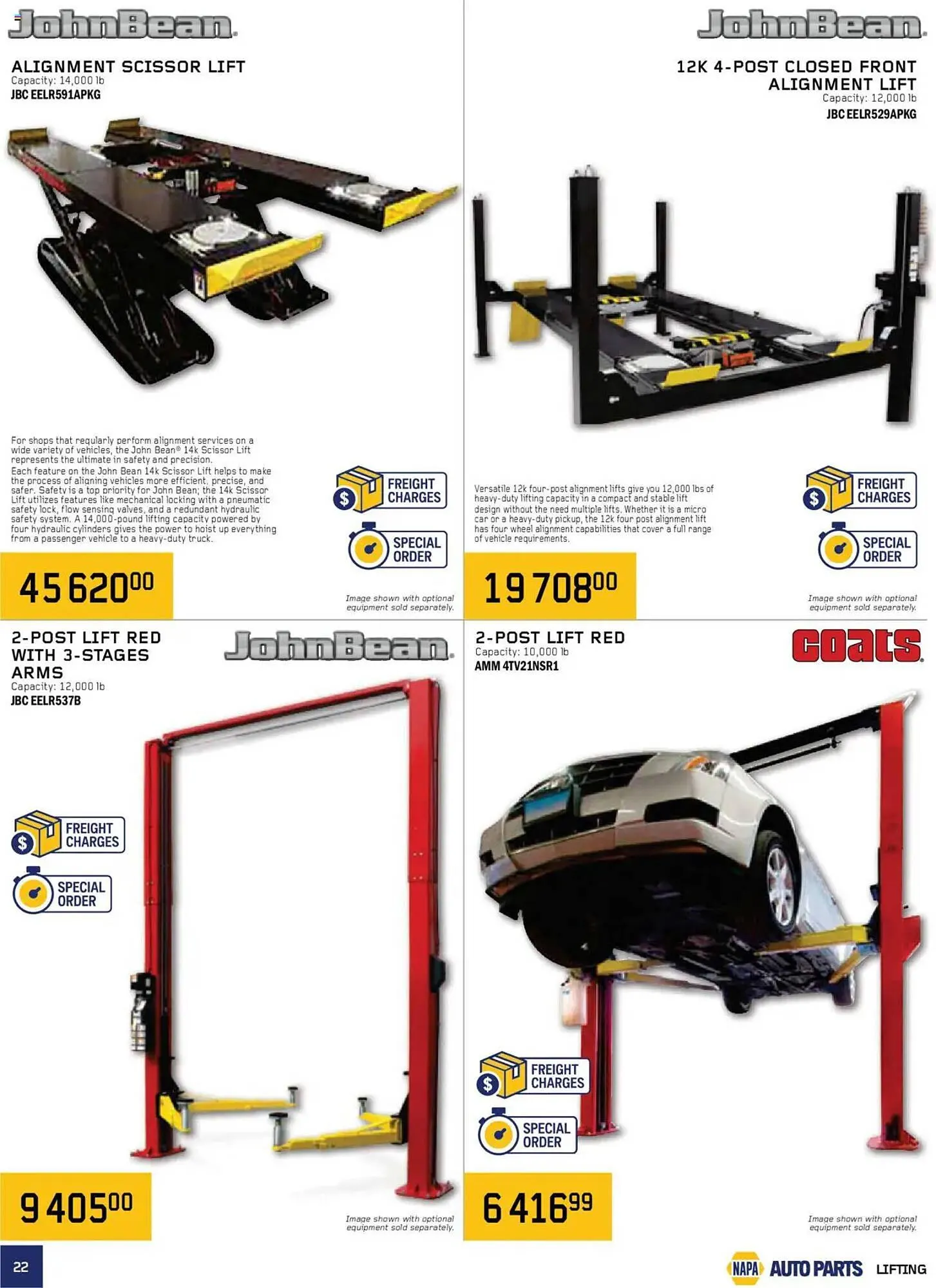NAPA Auto Parts flyer from October 1 to January 1 2026 - flyer page 22