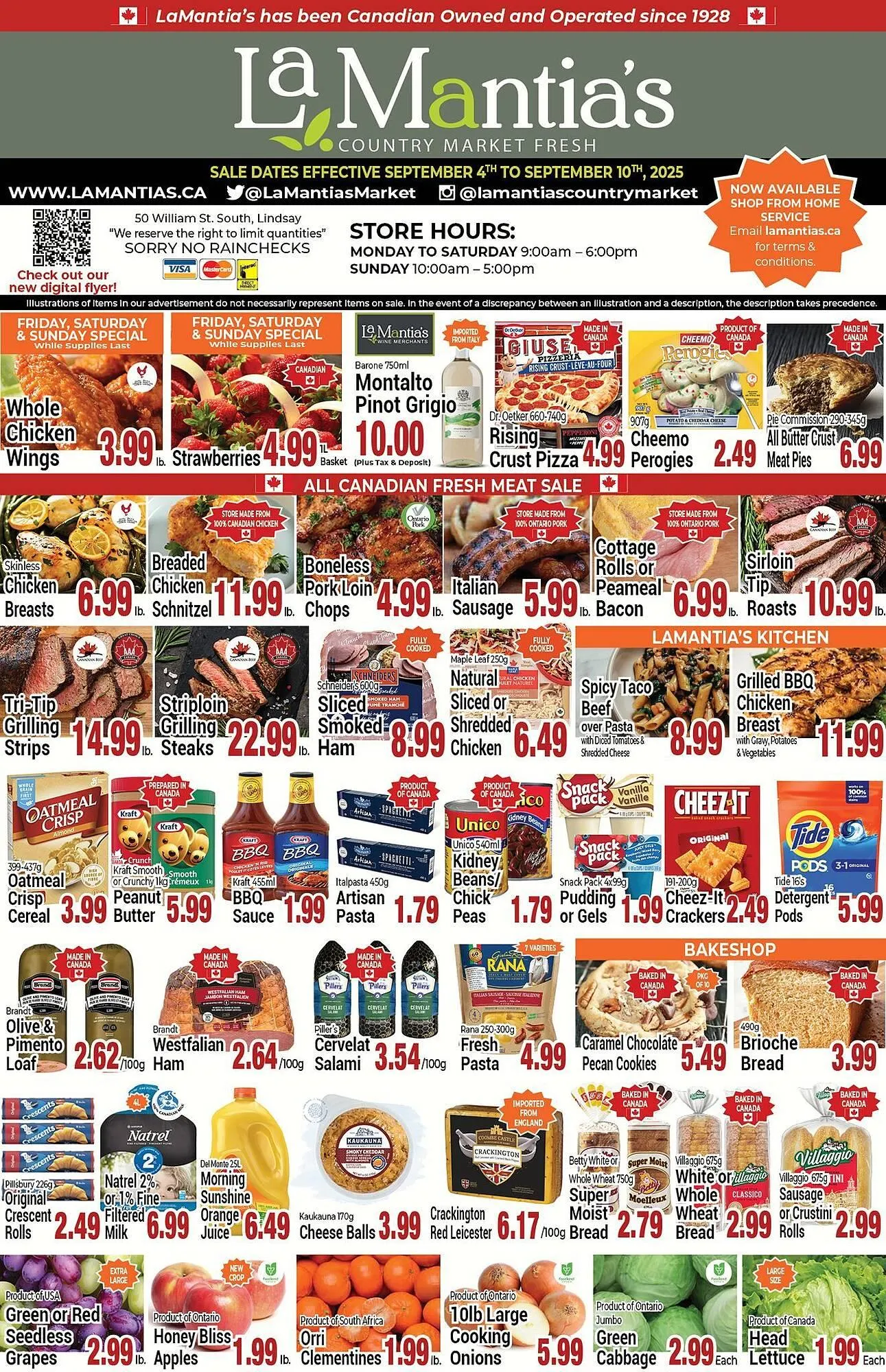Lamantia's flyer from September 5 to September 11 2025 - flyer page 1