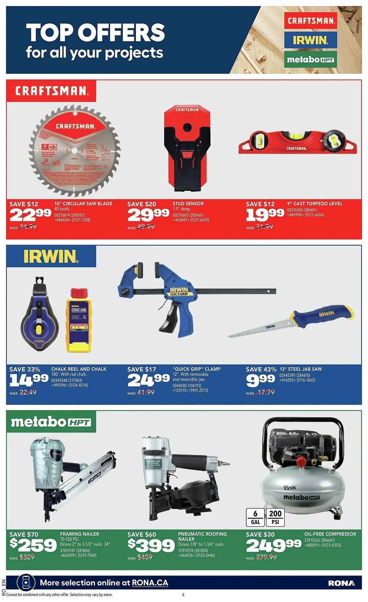 RONA flyer from May 8 to July 31 2025 - flyer page 7