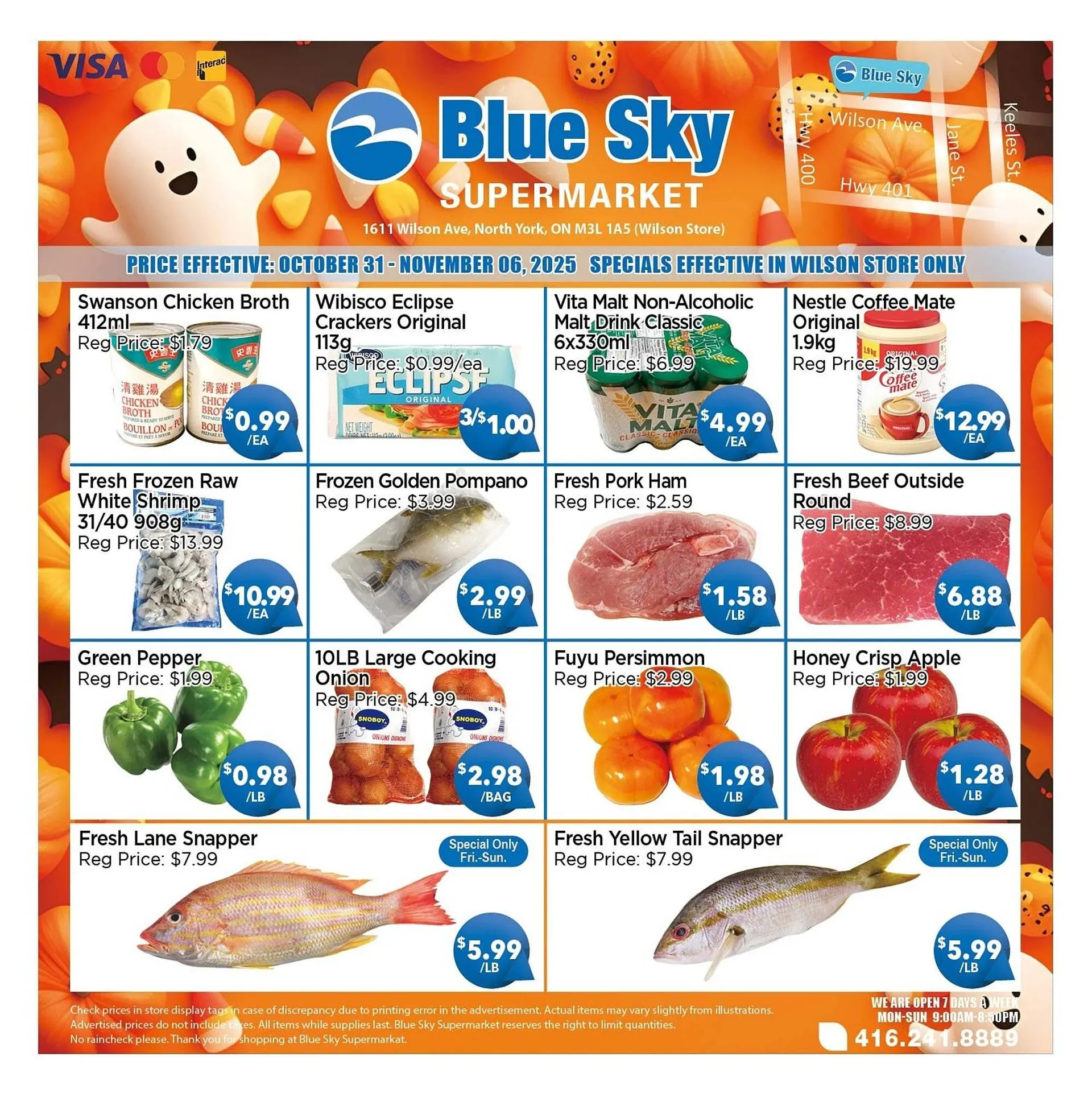 Blue Sky Supermarket flyer from October 31 to November 6 2025 - flyer page 1