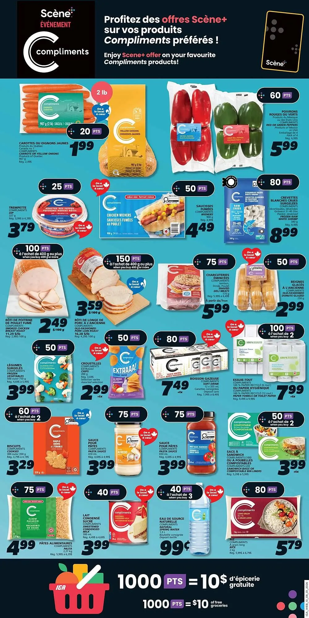 IGA flyer from January 8 to January 14 2026 - flyer page 12