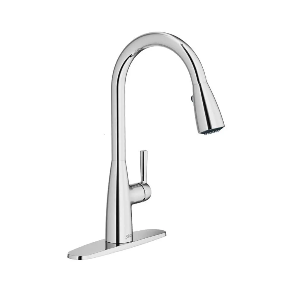 Fairbury 2S Single Handle Pull-Down Dual Spray Kitchen Faucet in Polished Chrome (Valve & Deck Plate Included)