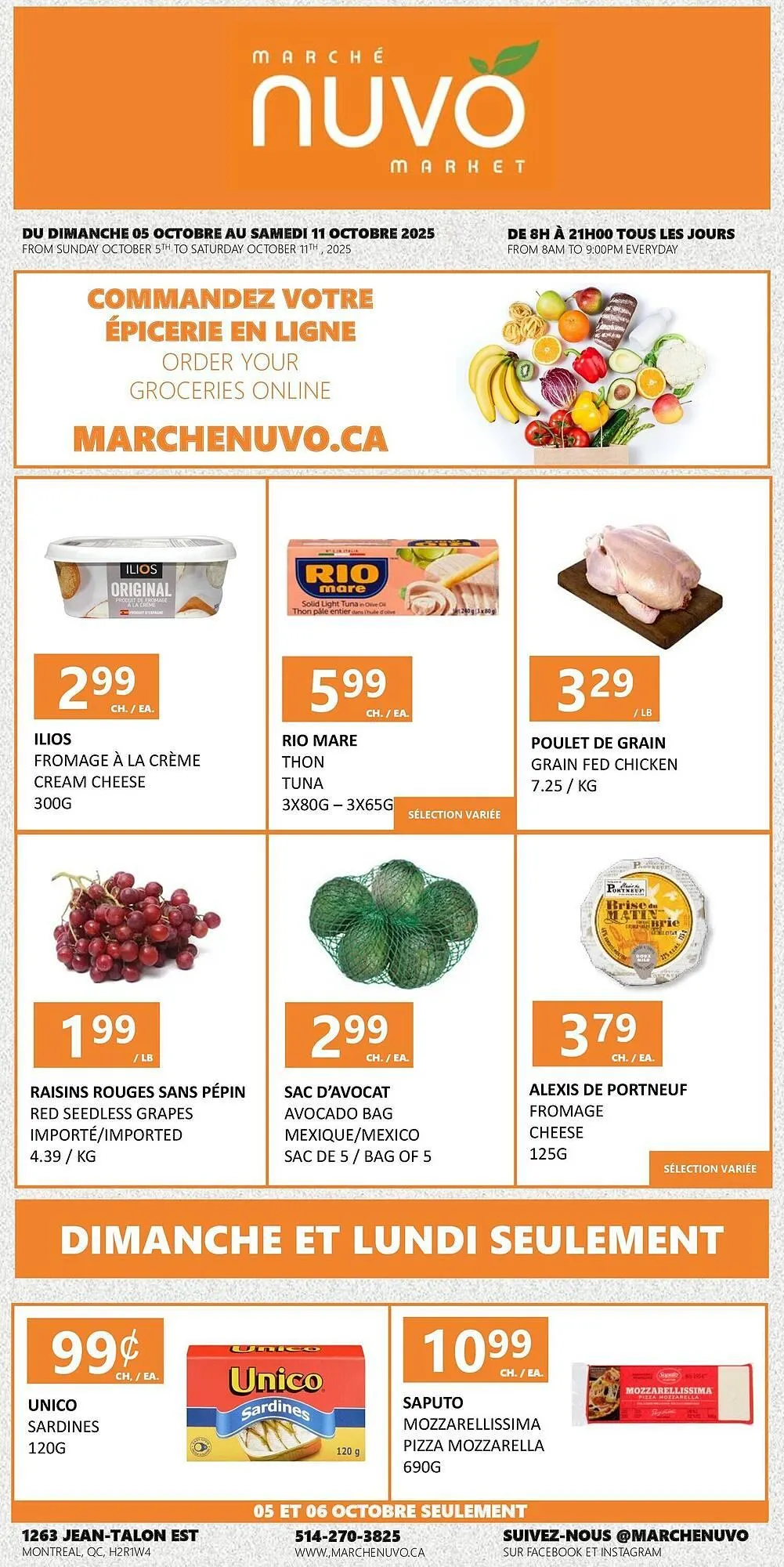 Marche Nuvo flyer from October 3 to October 10 2025 - flyer page 1