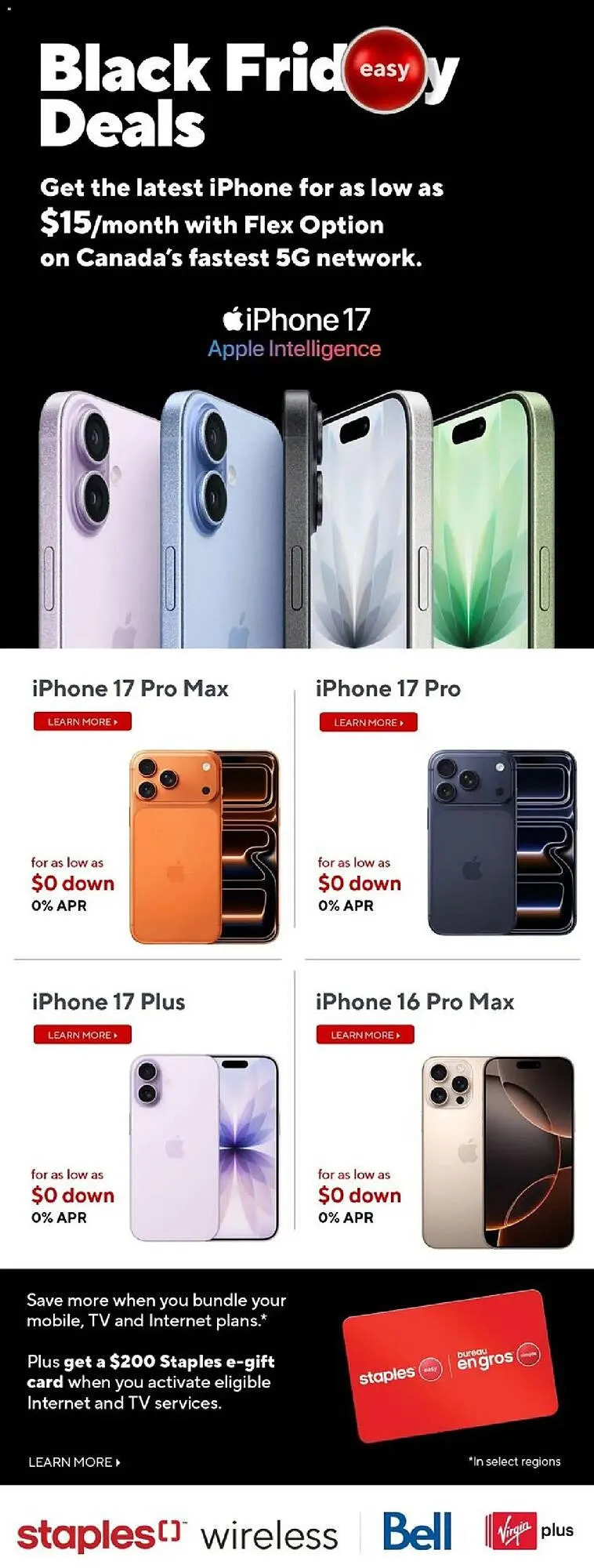 Staples flyer from October 31 to January 3 2026 - flyer page 9