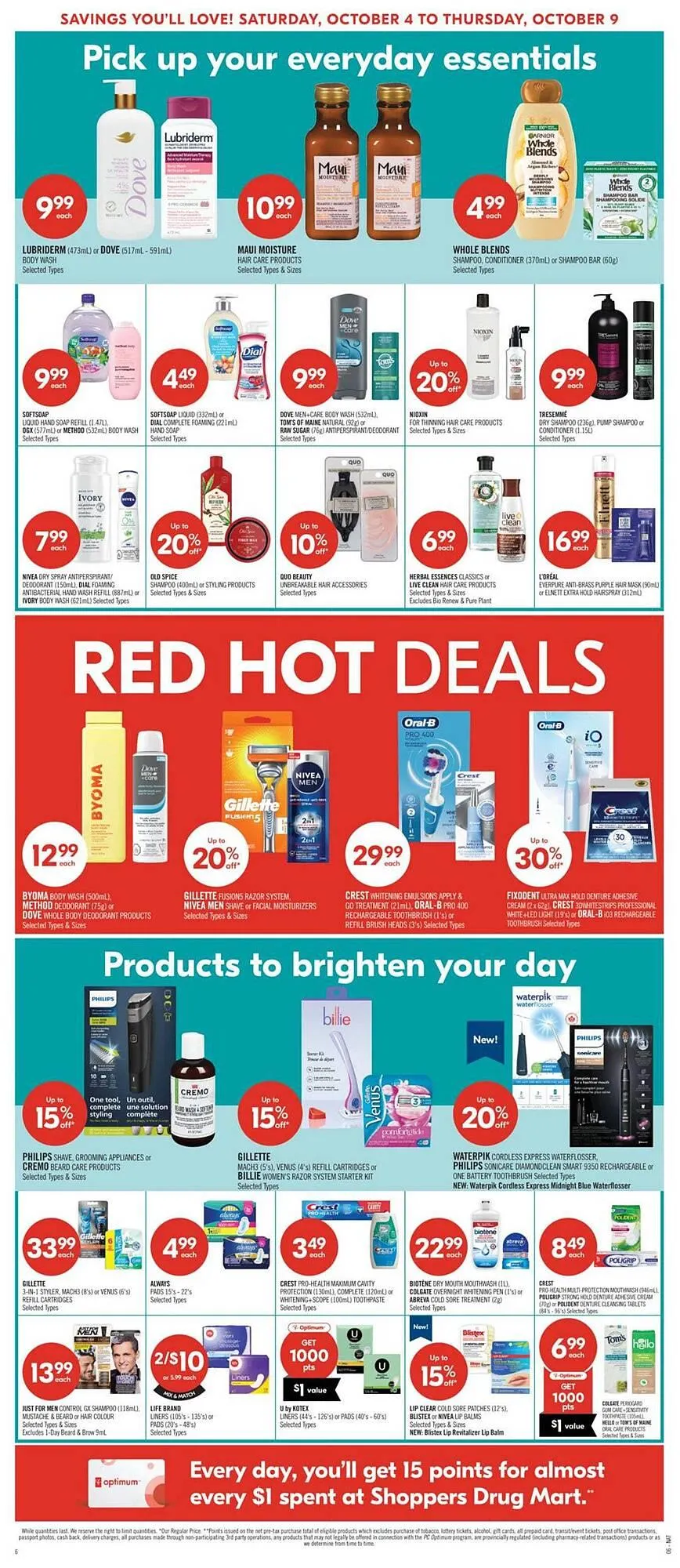 Shoppers Drug Mart flyer from October 4 to October 10 2025 - flyer page 12