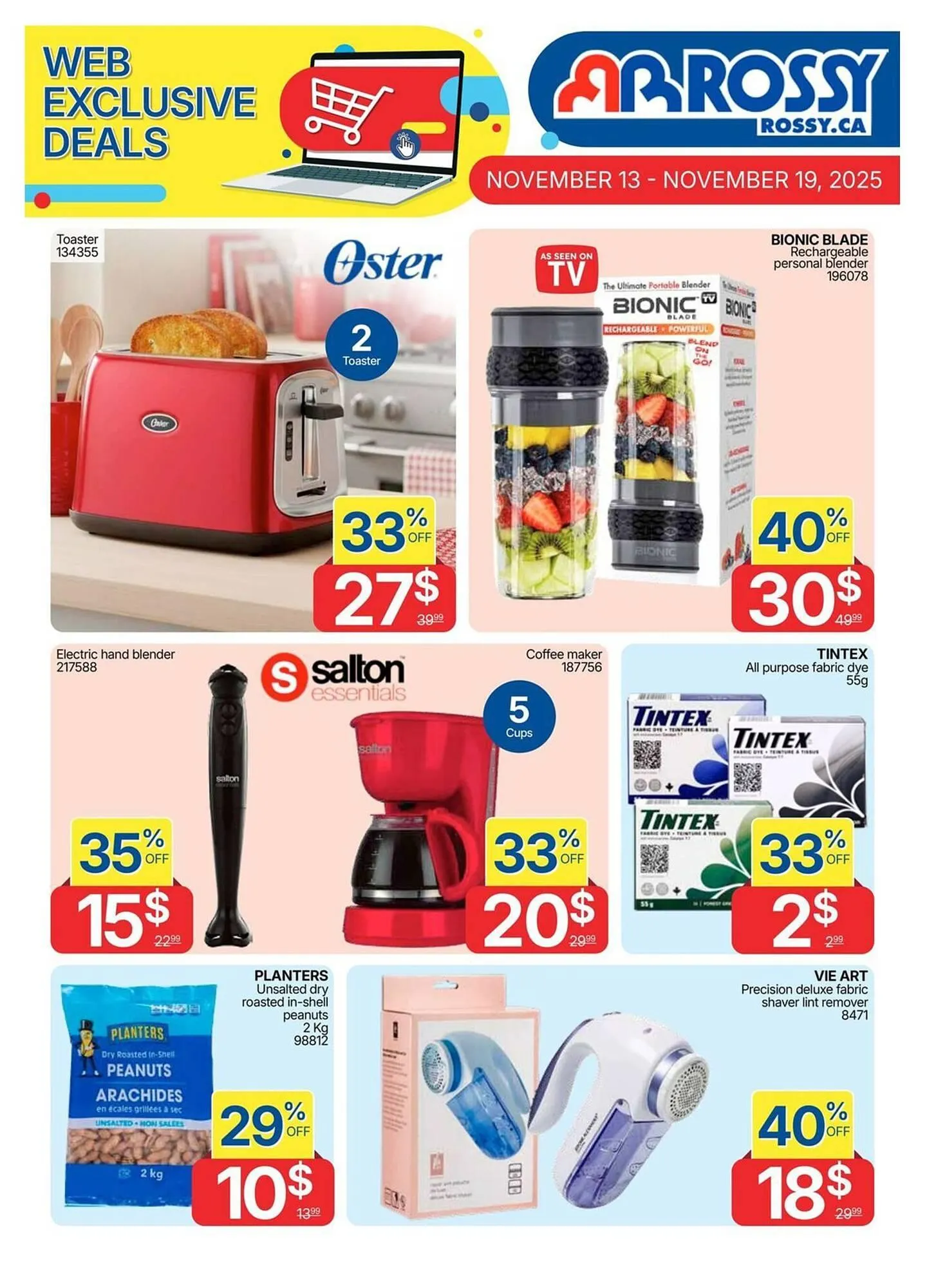 Rossy flyer from November 13 to November 19 2025 - flyer page 1