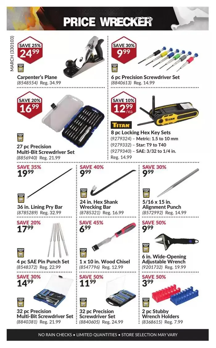 Price Wrecker from March 1 to March 31 2025 - flyer page 24