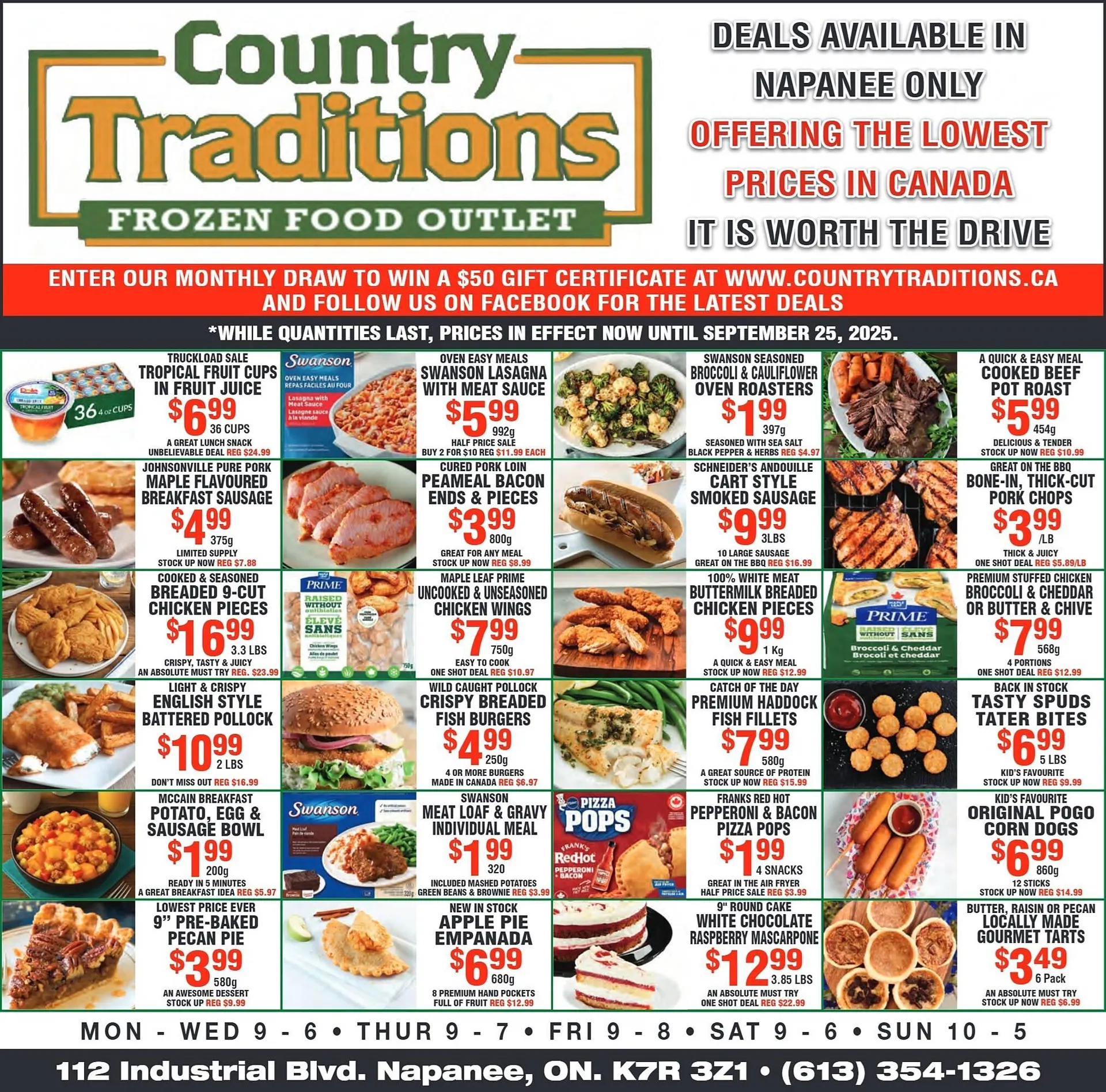Country Traditions flyer from September 18 to September 24 2025 - flyer page 1