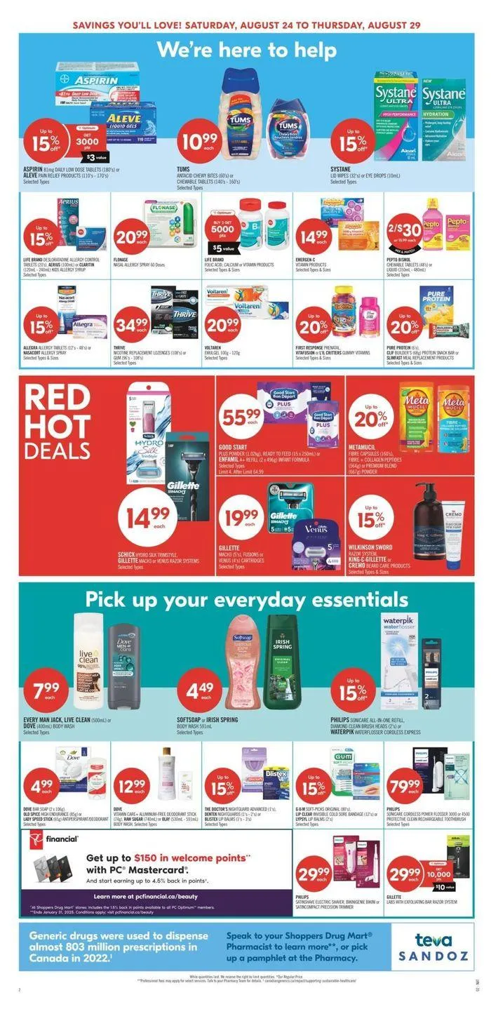 Exclusive deals and bargains from August 24 to August 29 2024 - flyer page 23