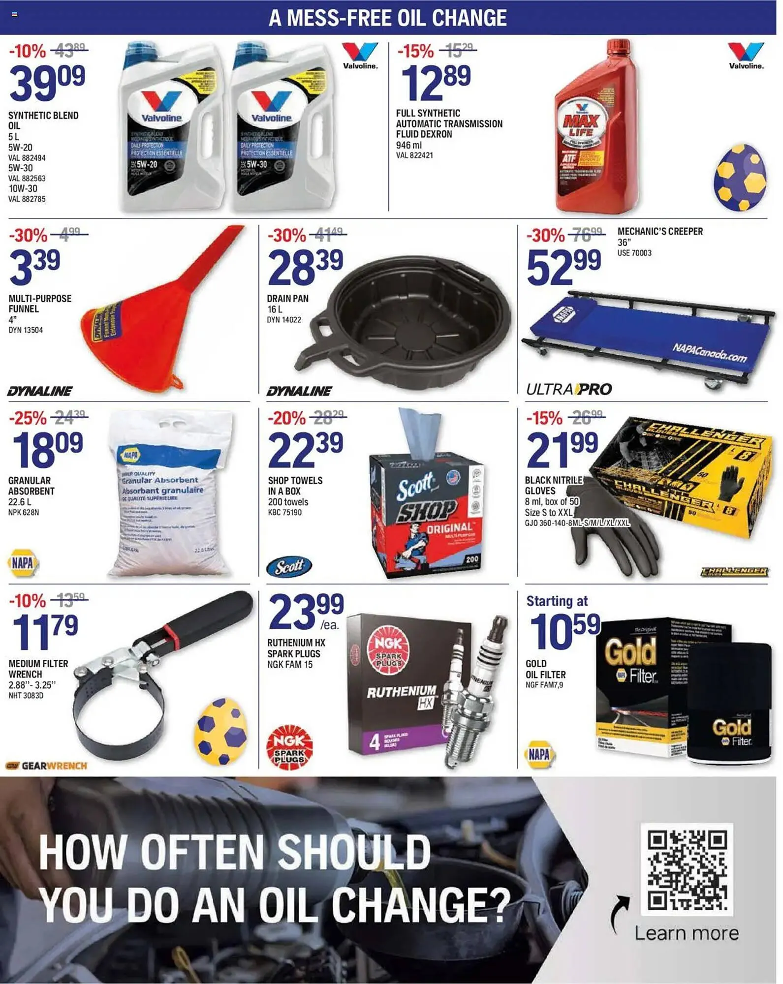 NAPA Auto Parts flyer from April 1 to April 30 2025 - flyer page 4