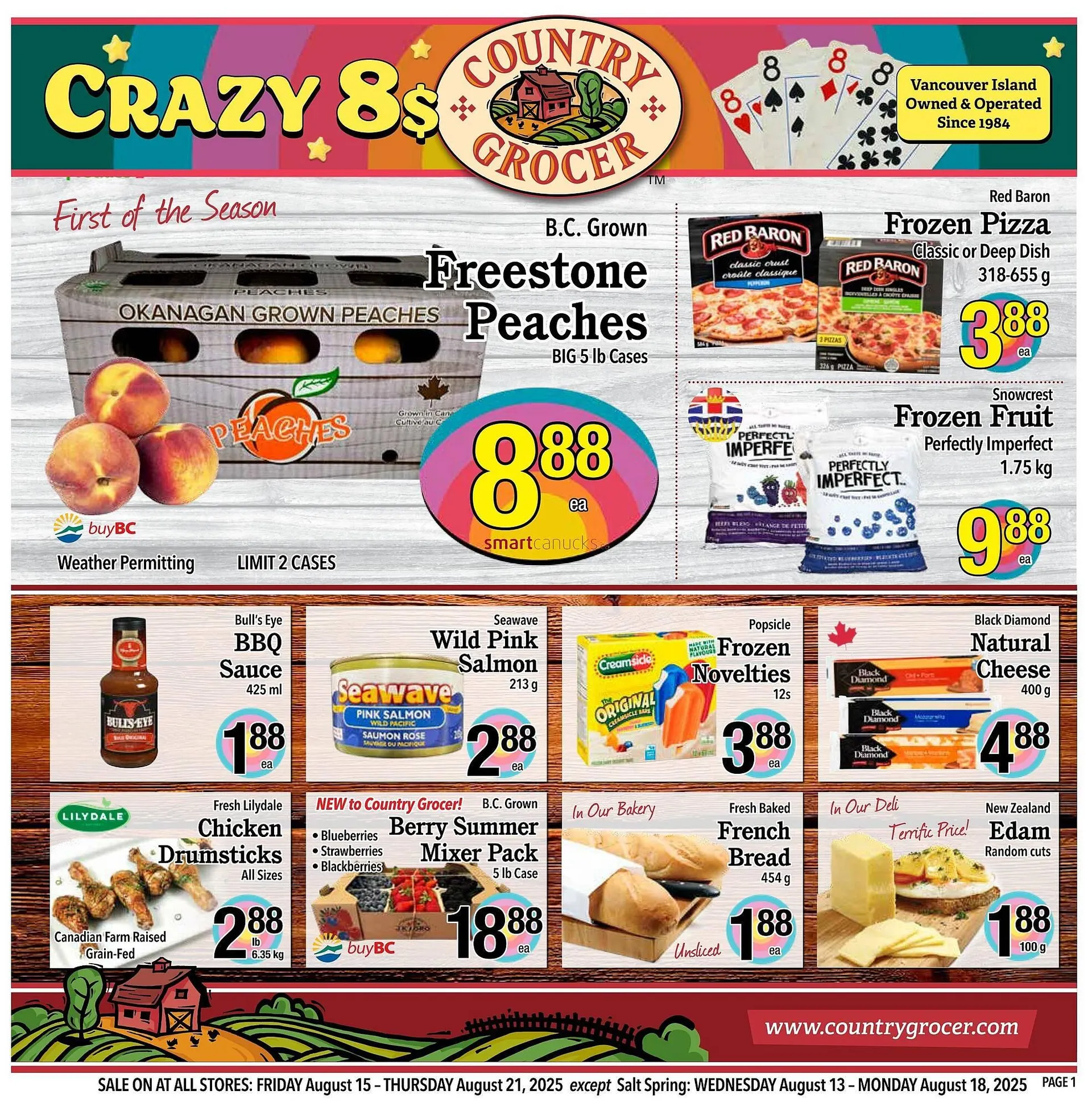 Country Grocer flyer from August 14 to August 20 2025 - flyer page 1