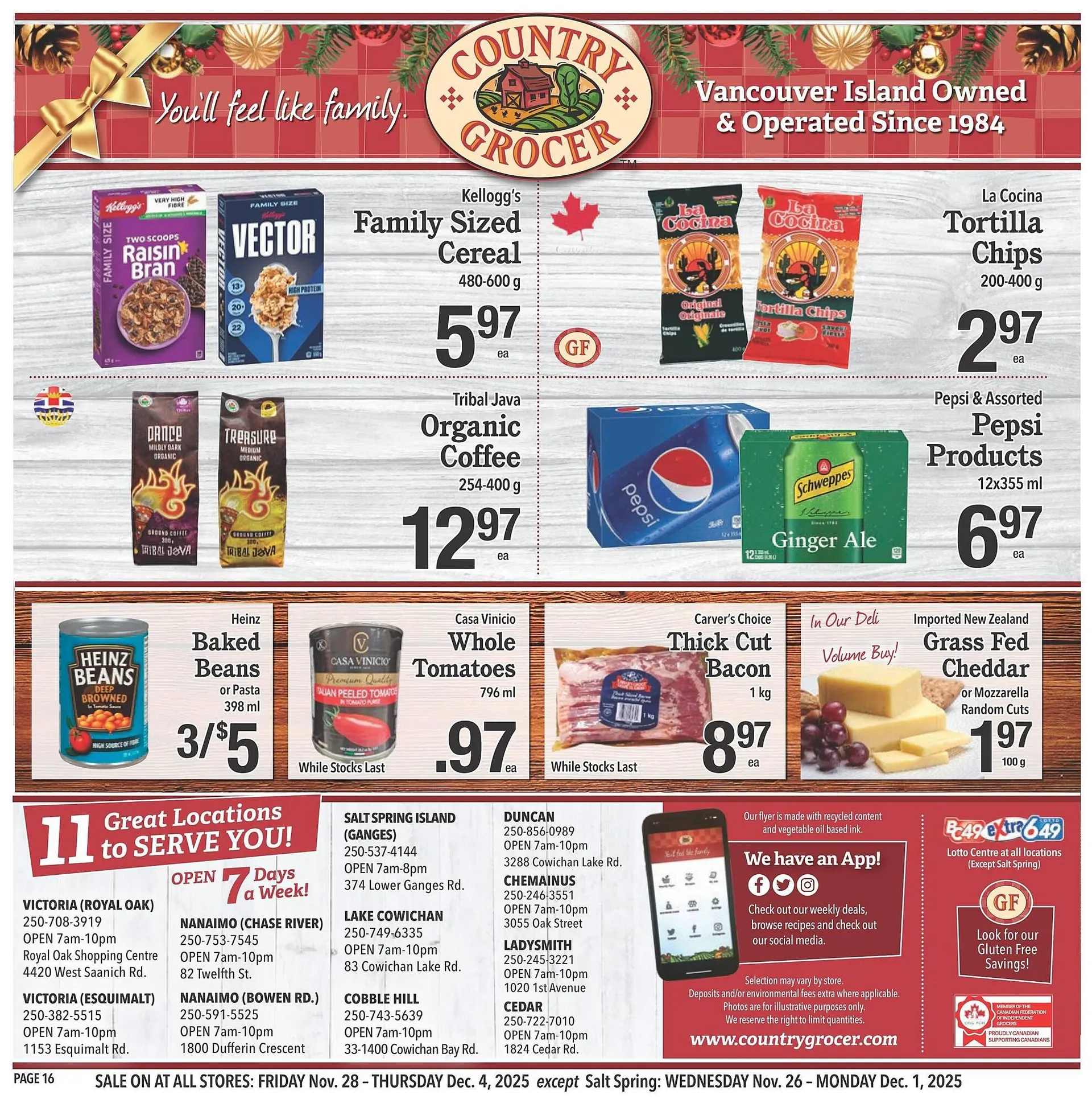 Country Grocer flyer from November 27 to December 3 2025 - flyer page 16